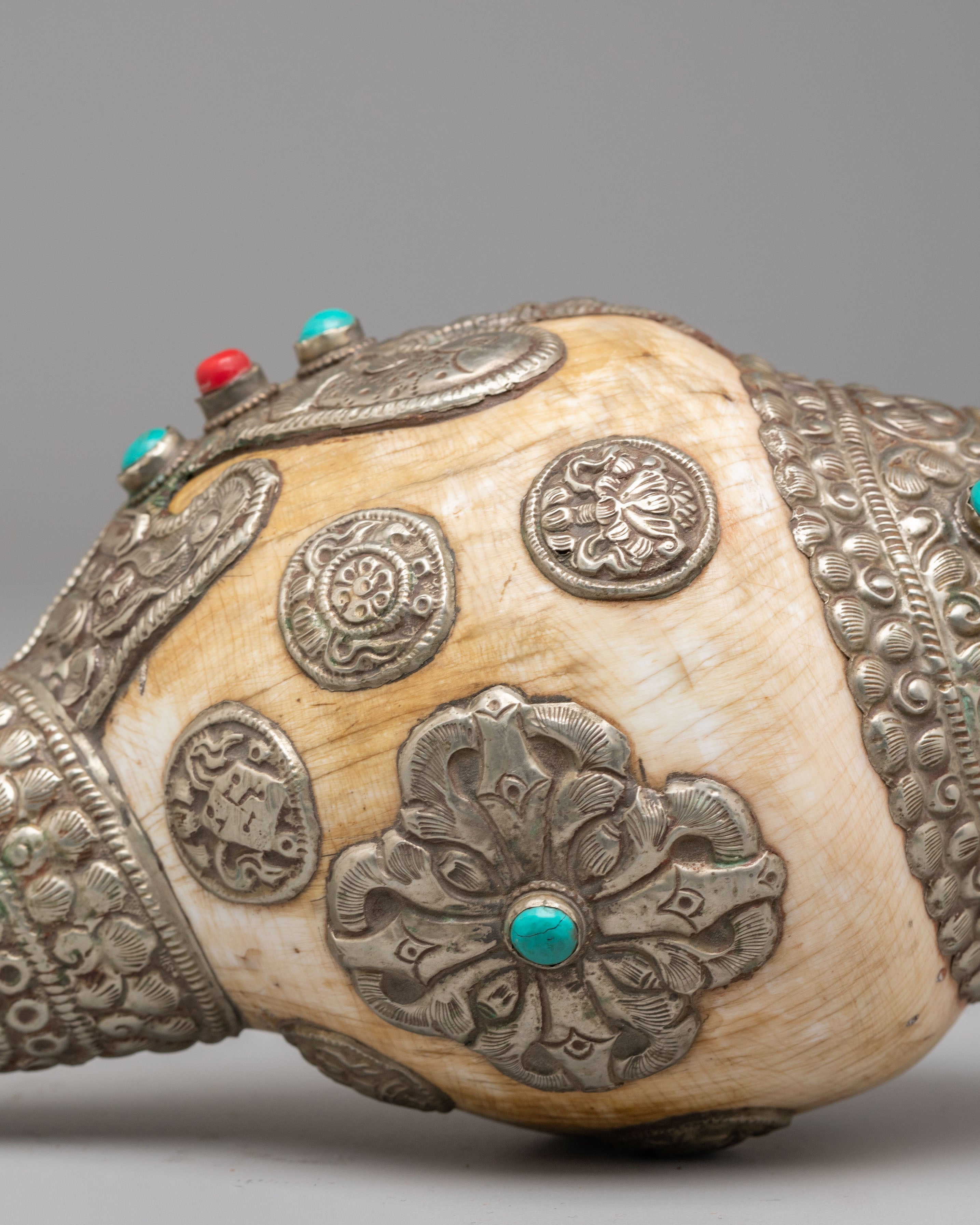 Sacred Dharma Conch Shell | Symbol of Spiritual Awakening