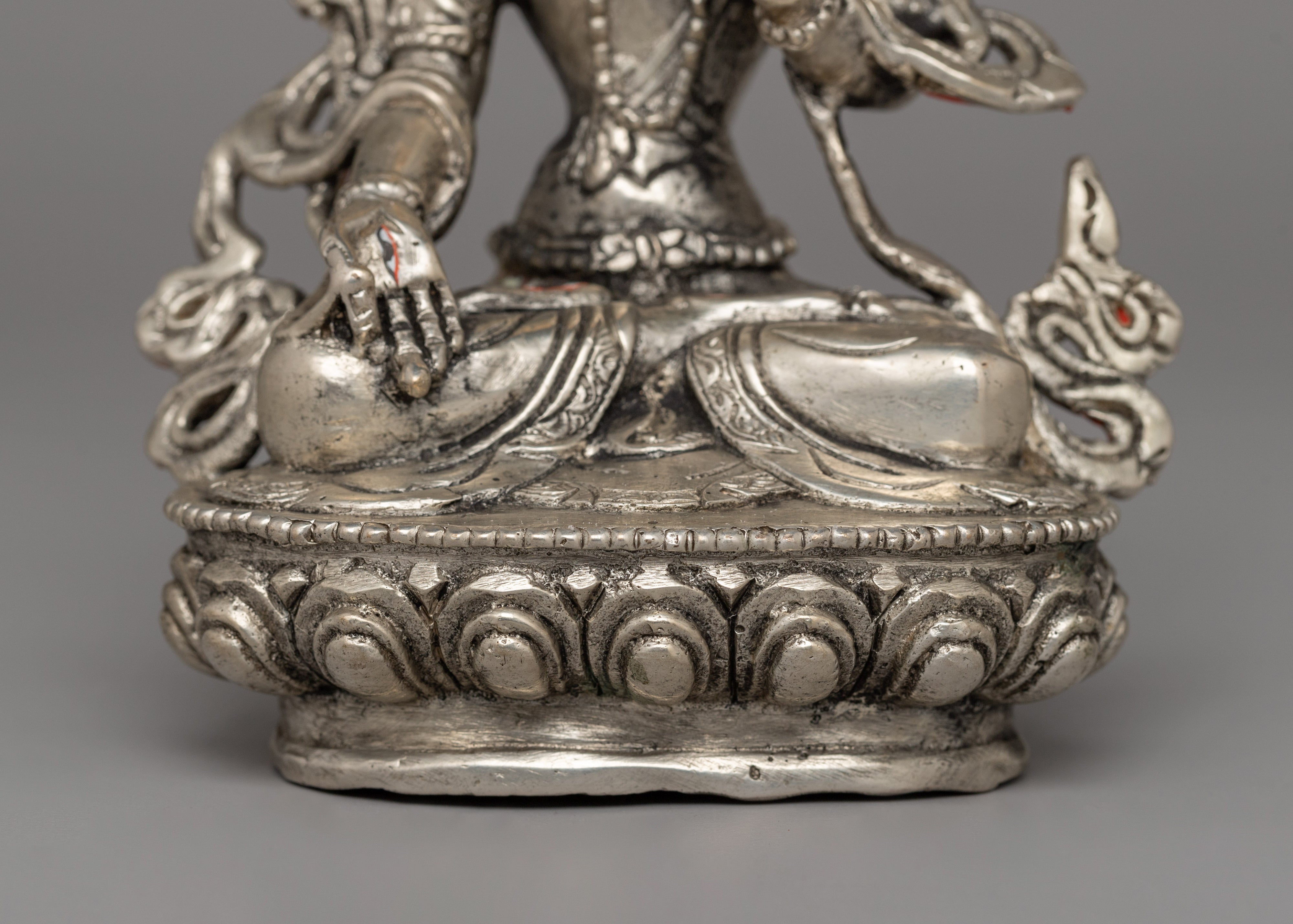 Dholma Karmo Statue | Handmade Buddhist Icon for Spiritual Pr
