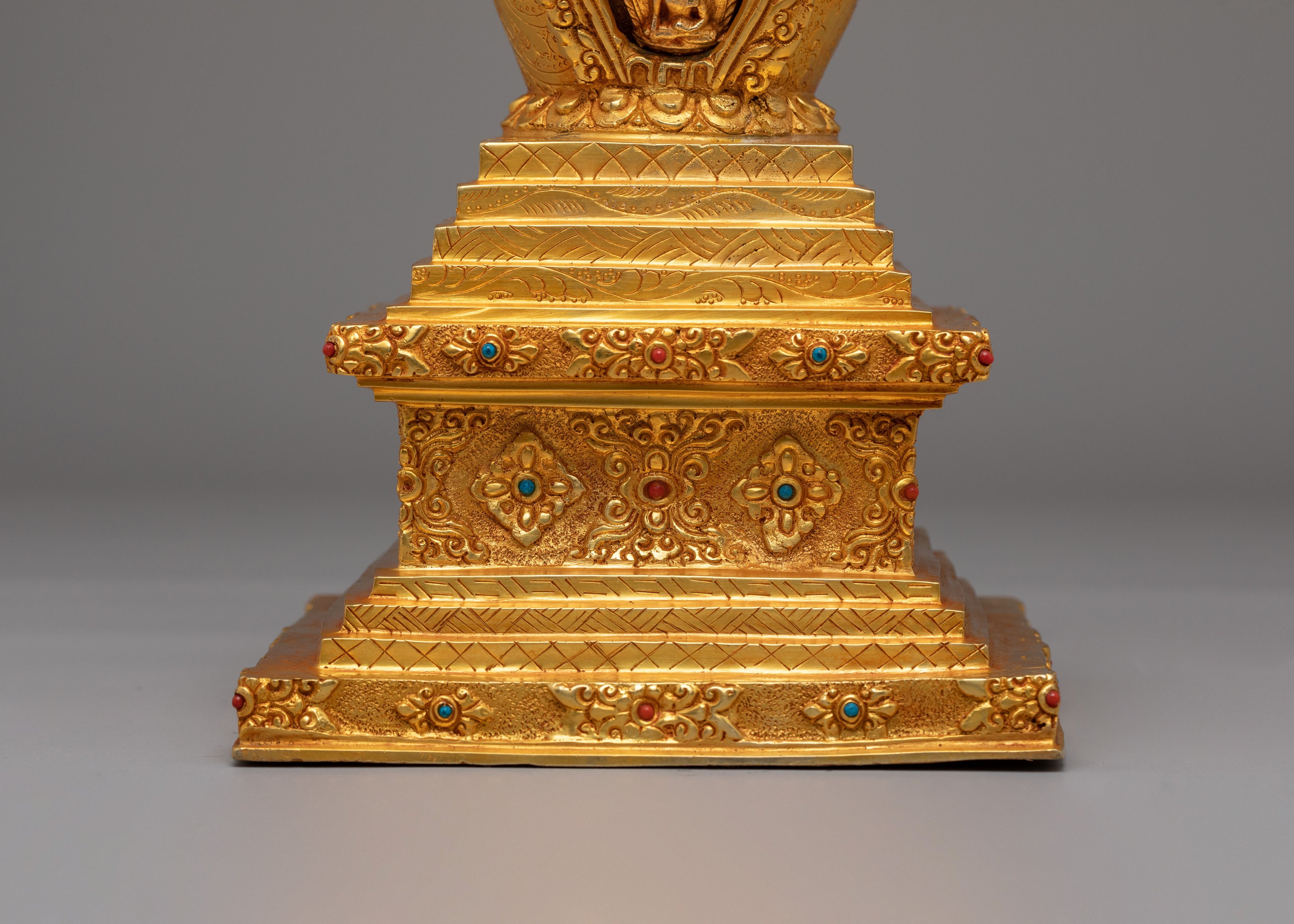 Handcrafted Enlightenment Stupa | Spiritual Home Decor