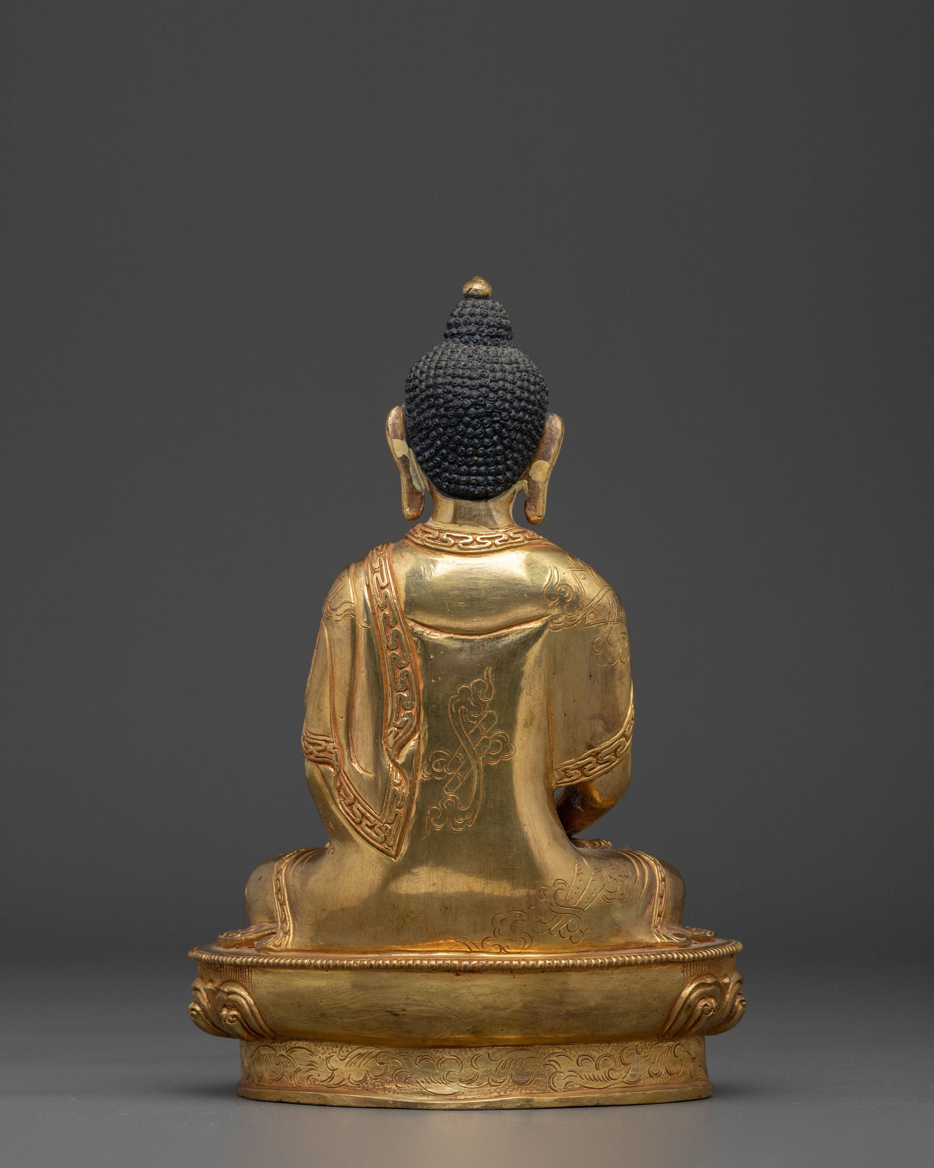 Handcrafted Three Buddha Statue Set | Spiritual Altar Decor