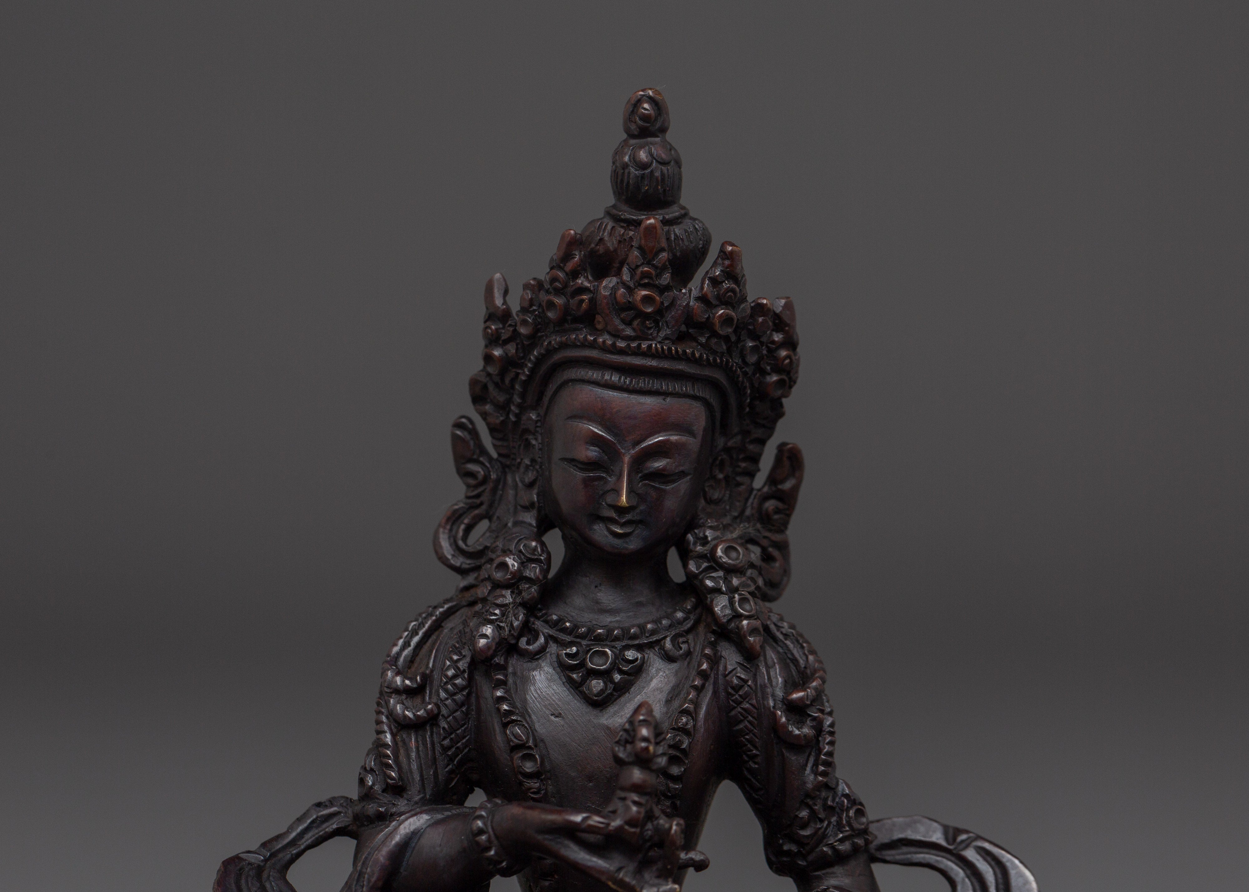 Oxidized Copper Vajrasattva | Statue for Meditation & Blessings