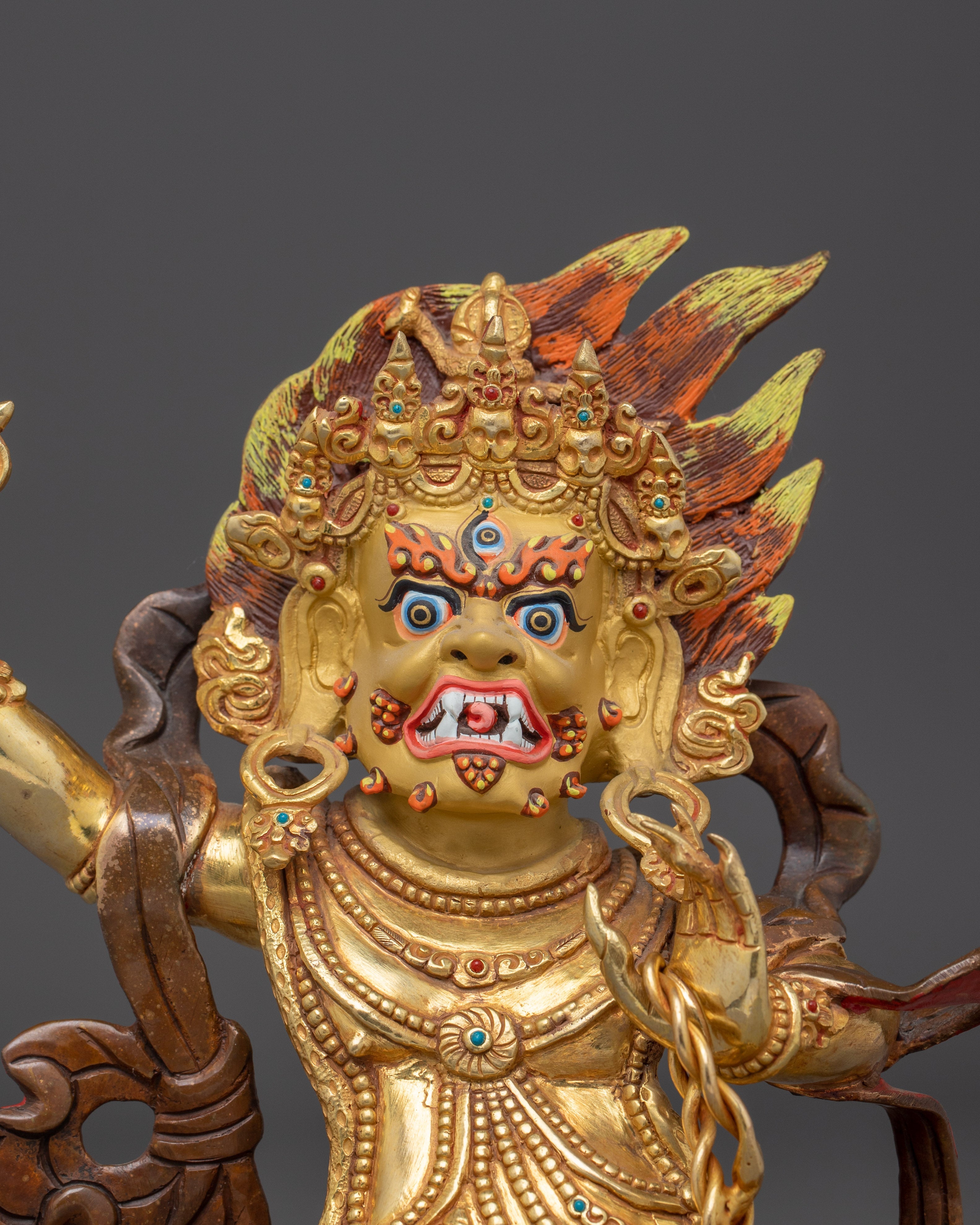 Tibetan Vajrapani Bodhisattva Statue | Spiritual Home Decor