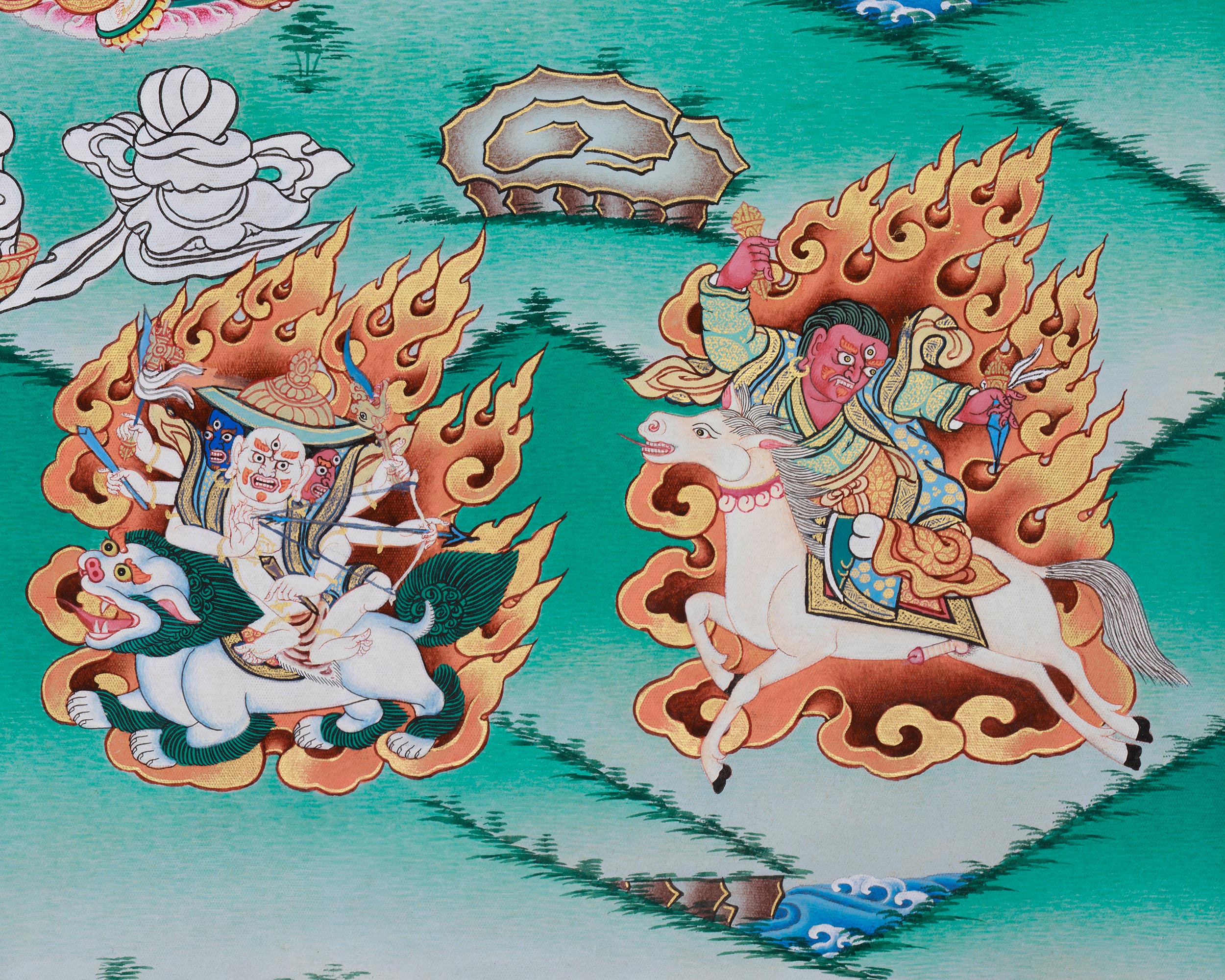 Goddess Red Tara Thangka | A Dynamic And Powerful Form of The Bodhisattva Tara