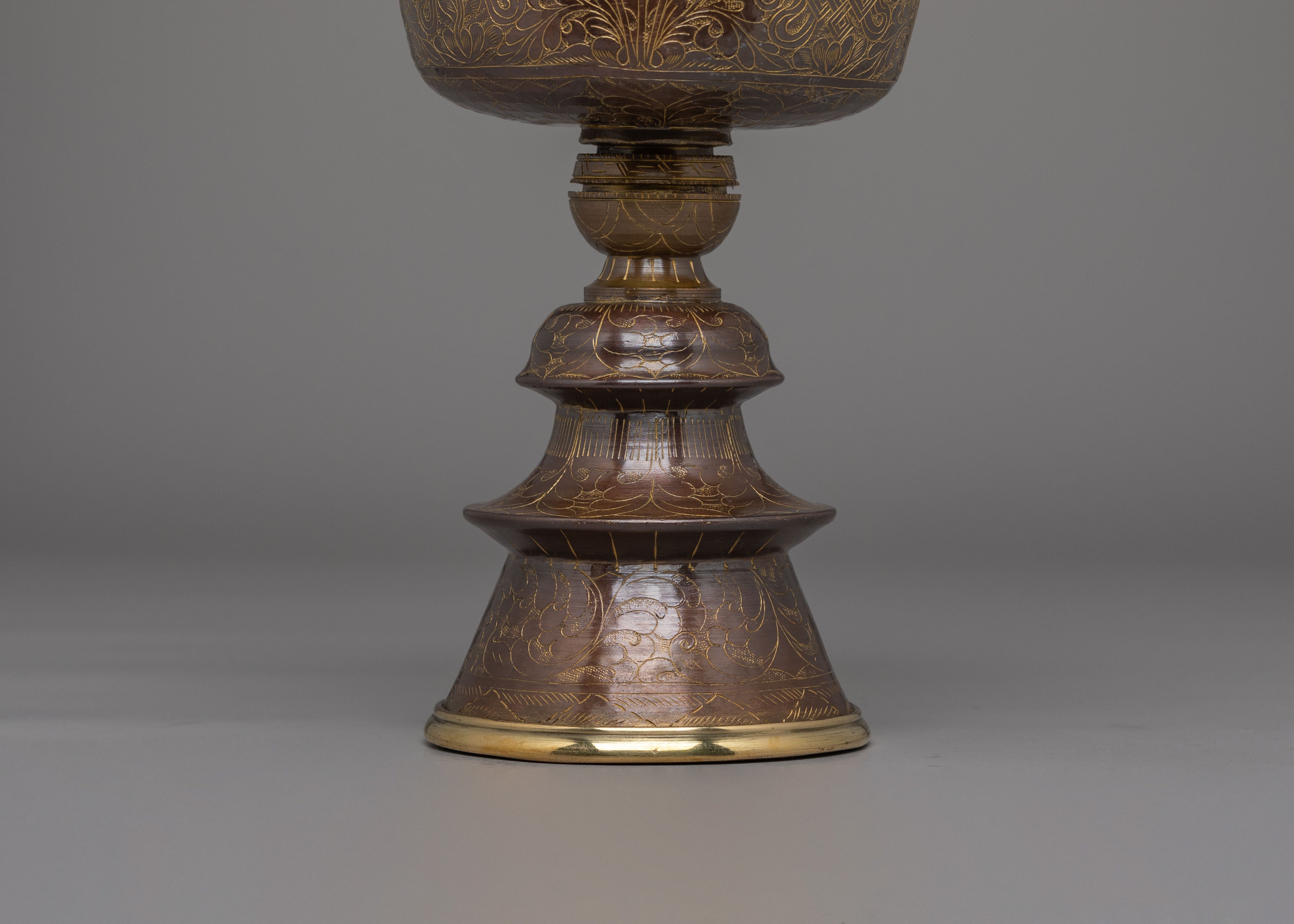 Traditional Butter Lamp for Ritual Purposes | Ritual Offering Lamp