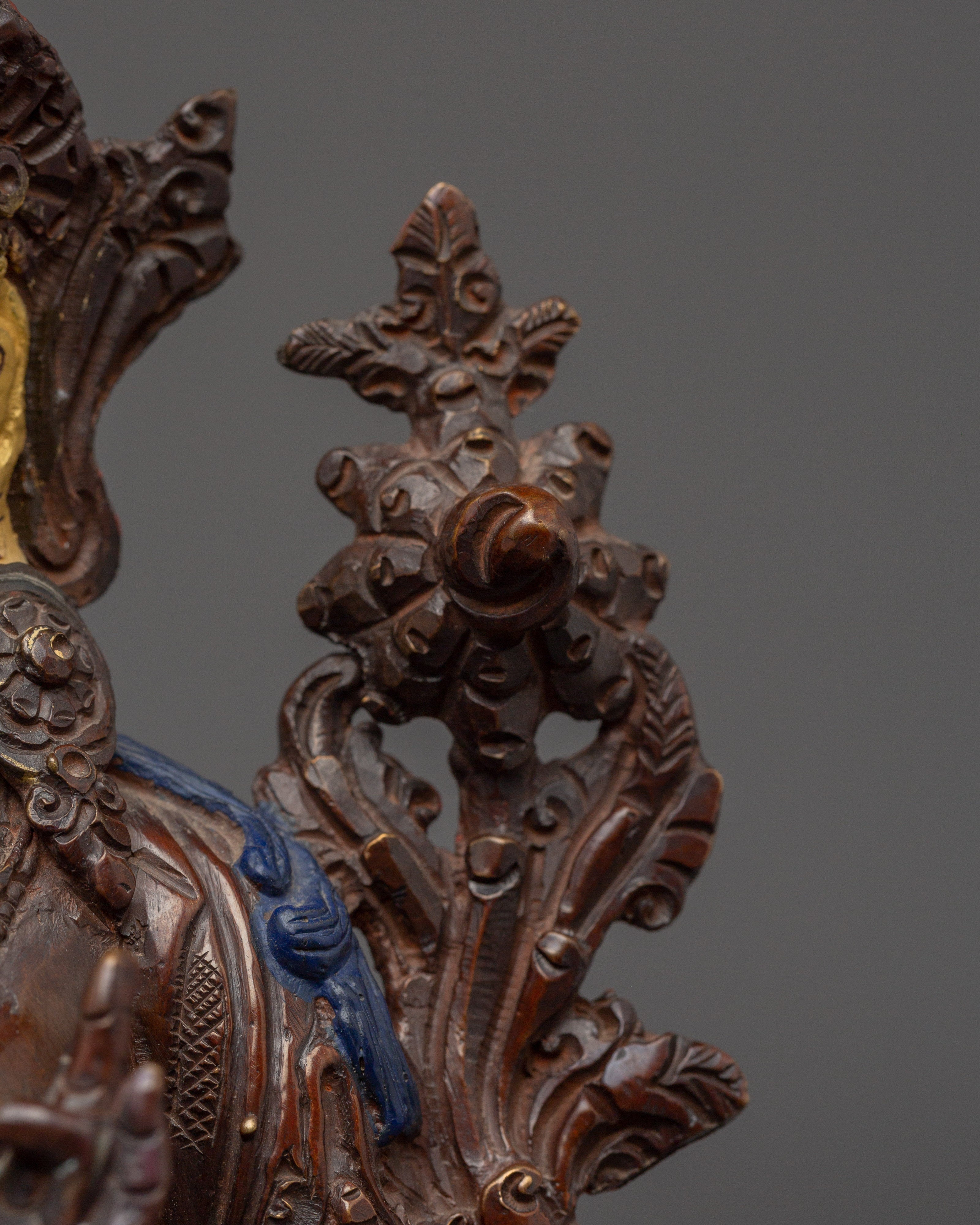 Himalayan Sitatara Altar Decor Statue | Buddhist Sculpture for Meditation