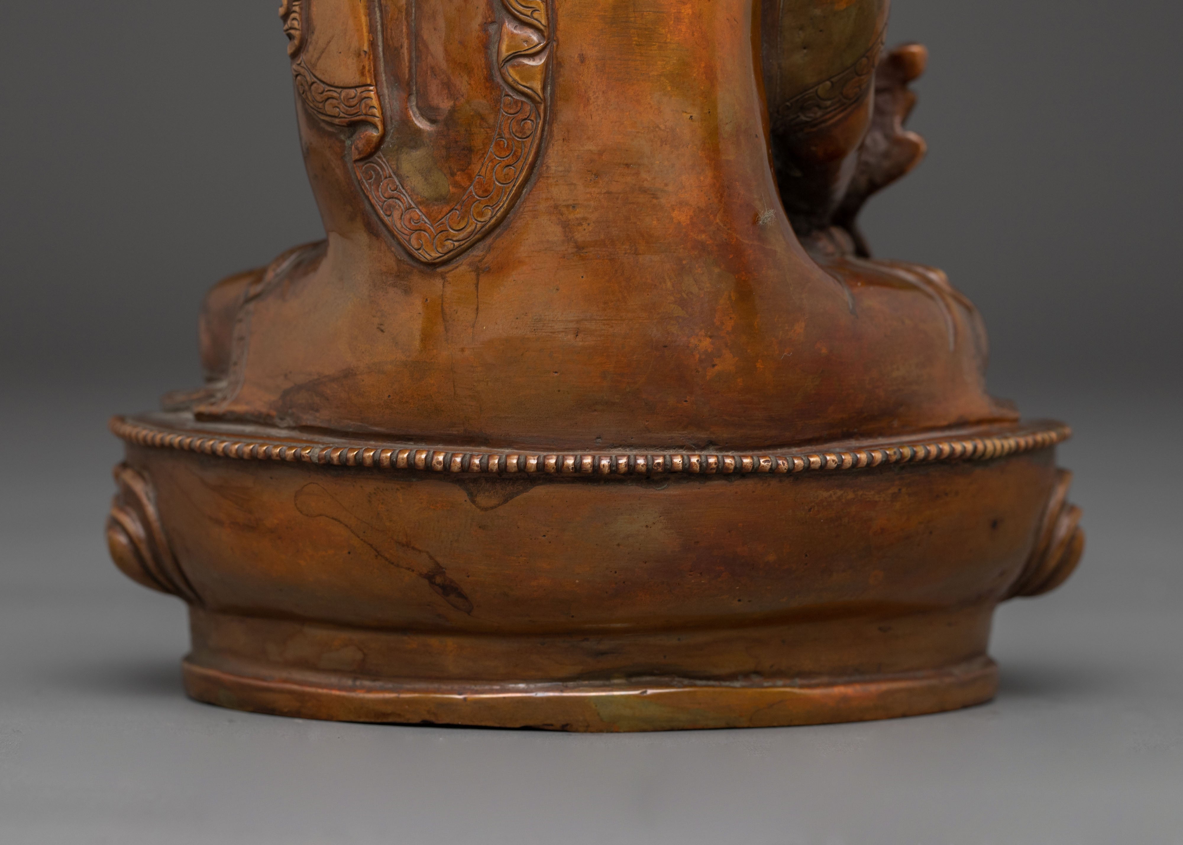 Himalayan Spiritual Healer Medicine Buddha Statue | Traditional Sculpture