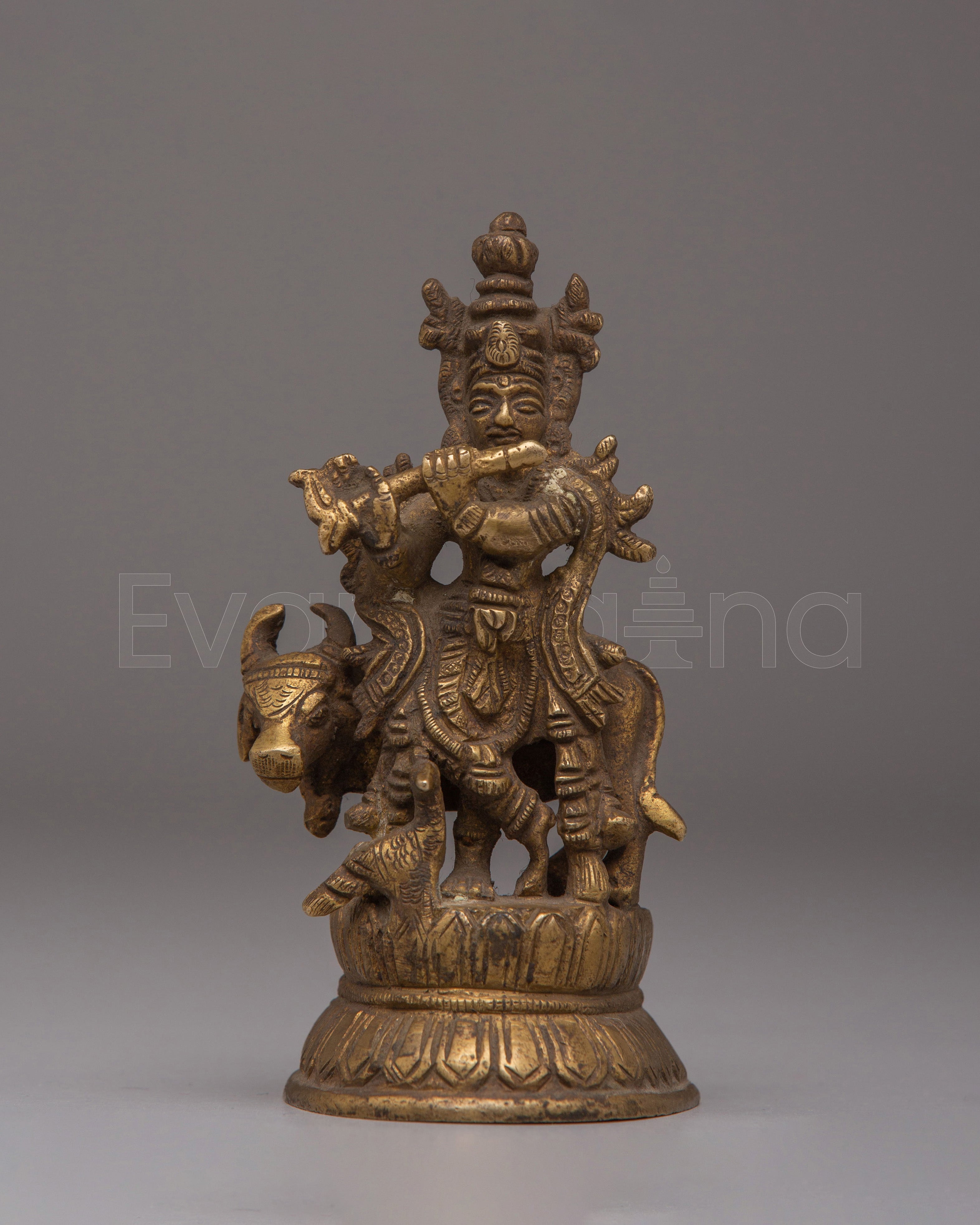 Brass Statue of Krishna | Symbol of Divine Love