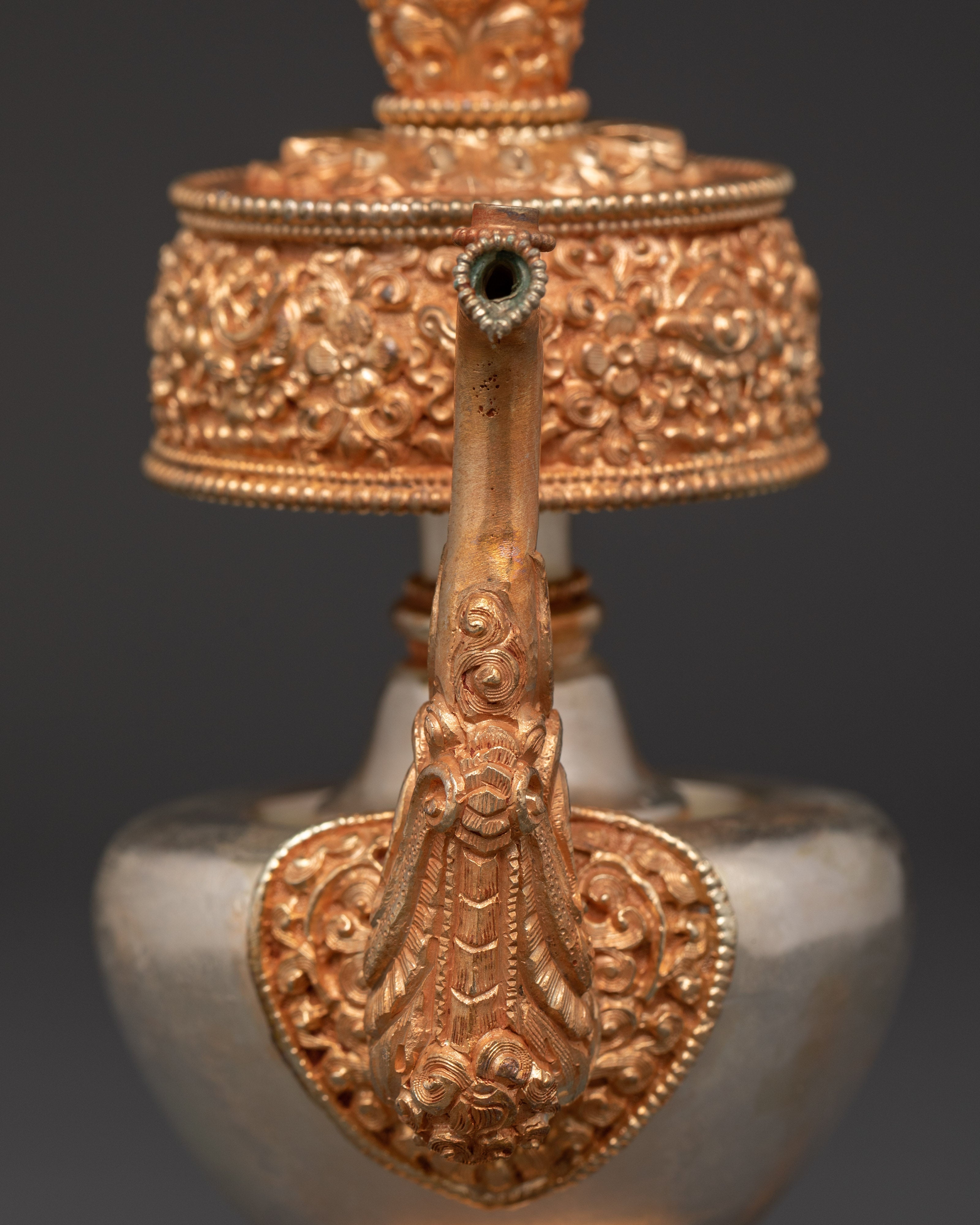Handcrafted Bhumpa Ritual Vase | Buddhist Ritual Offering Vessel