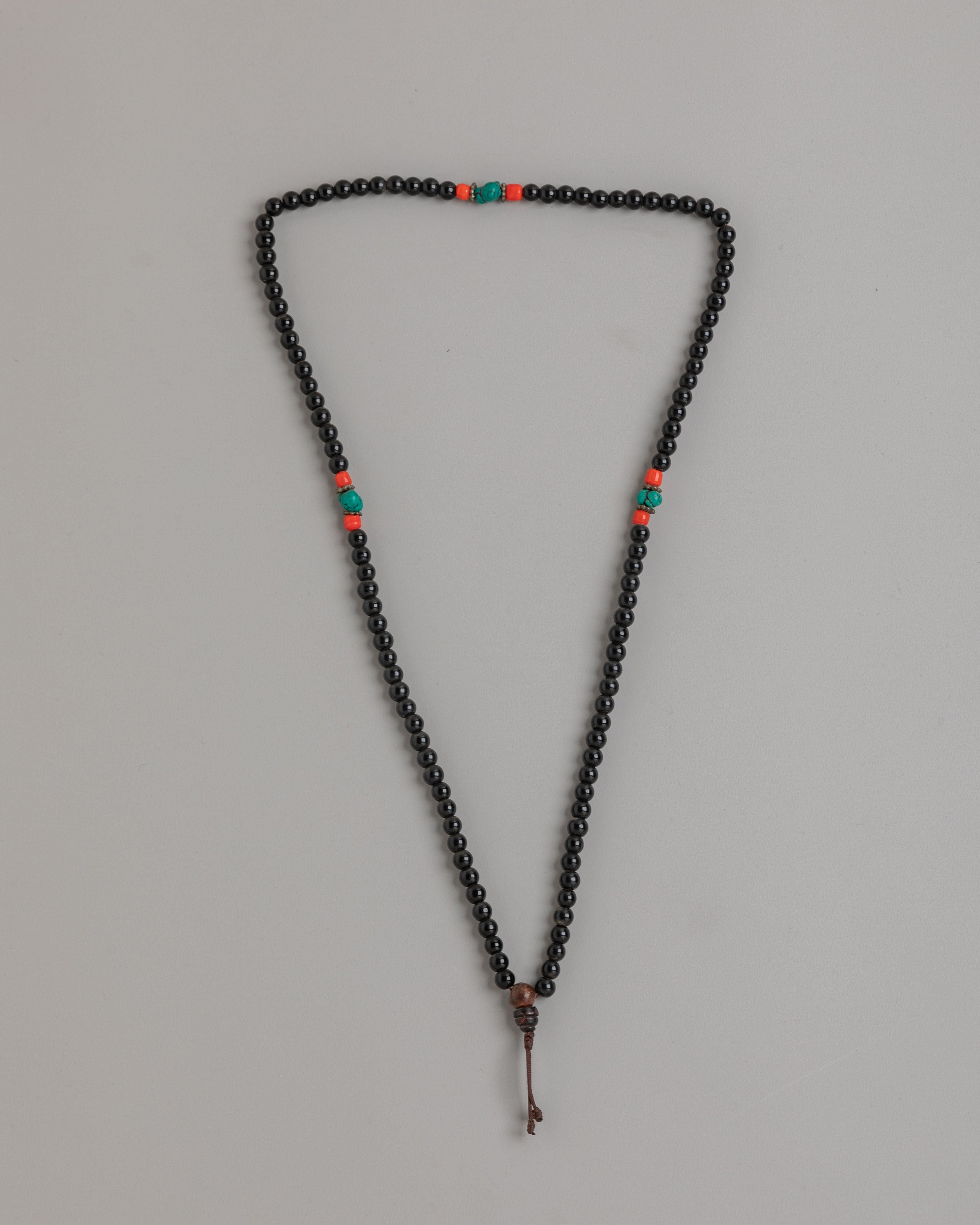 Himalayan Japa Mala Beads | Sacred Saligram Prayer Mala