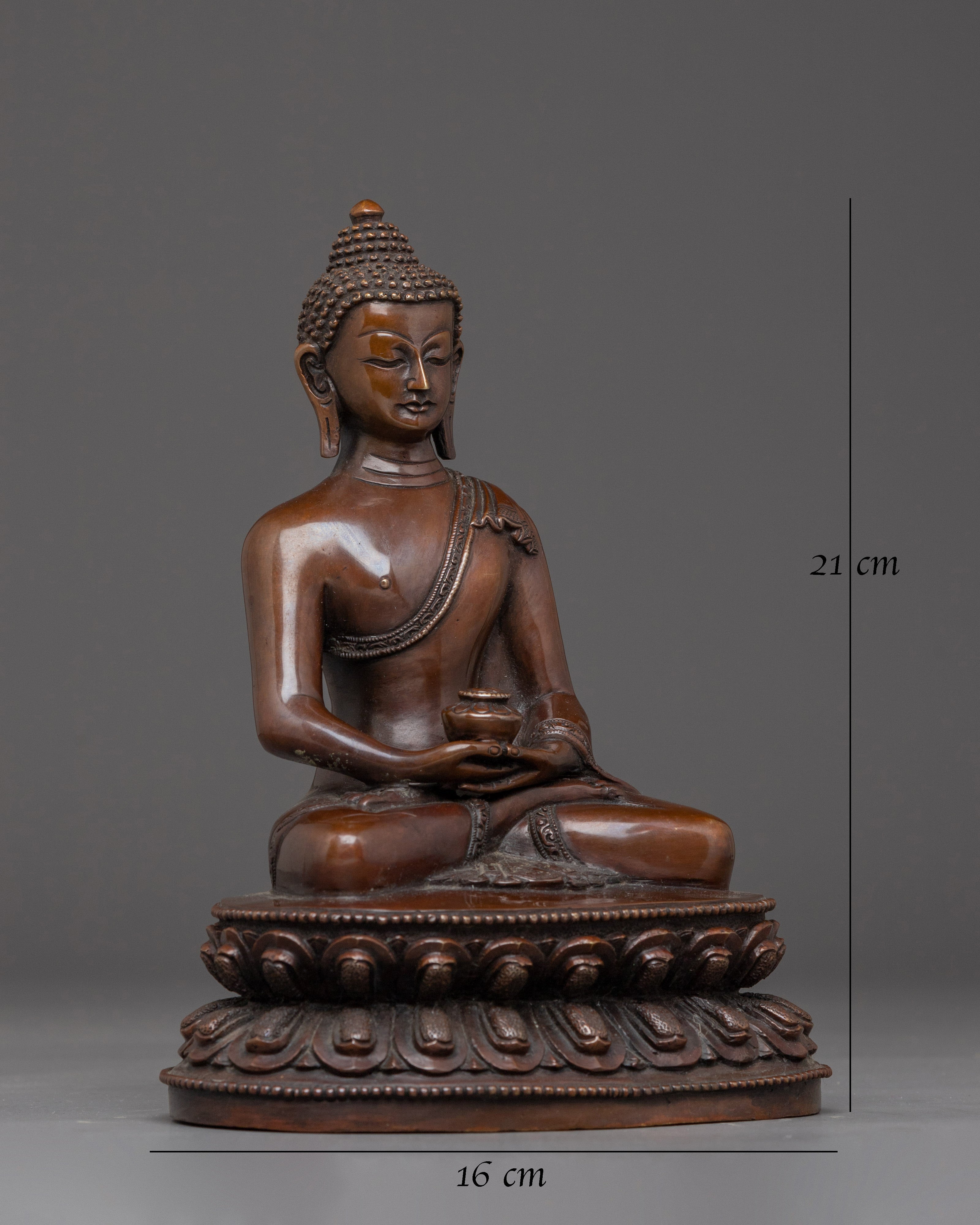 Amitabha Buddha Figurine : Himalayan Handmade Artwork