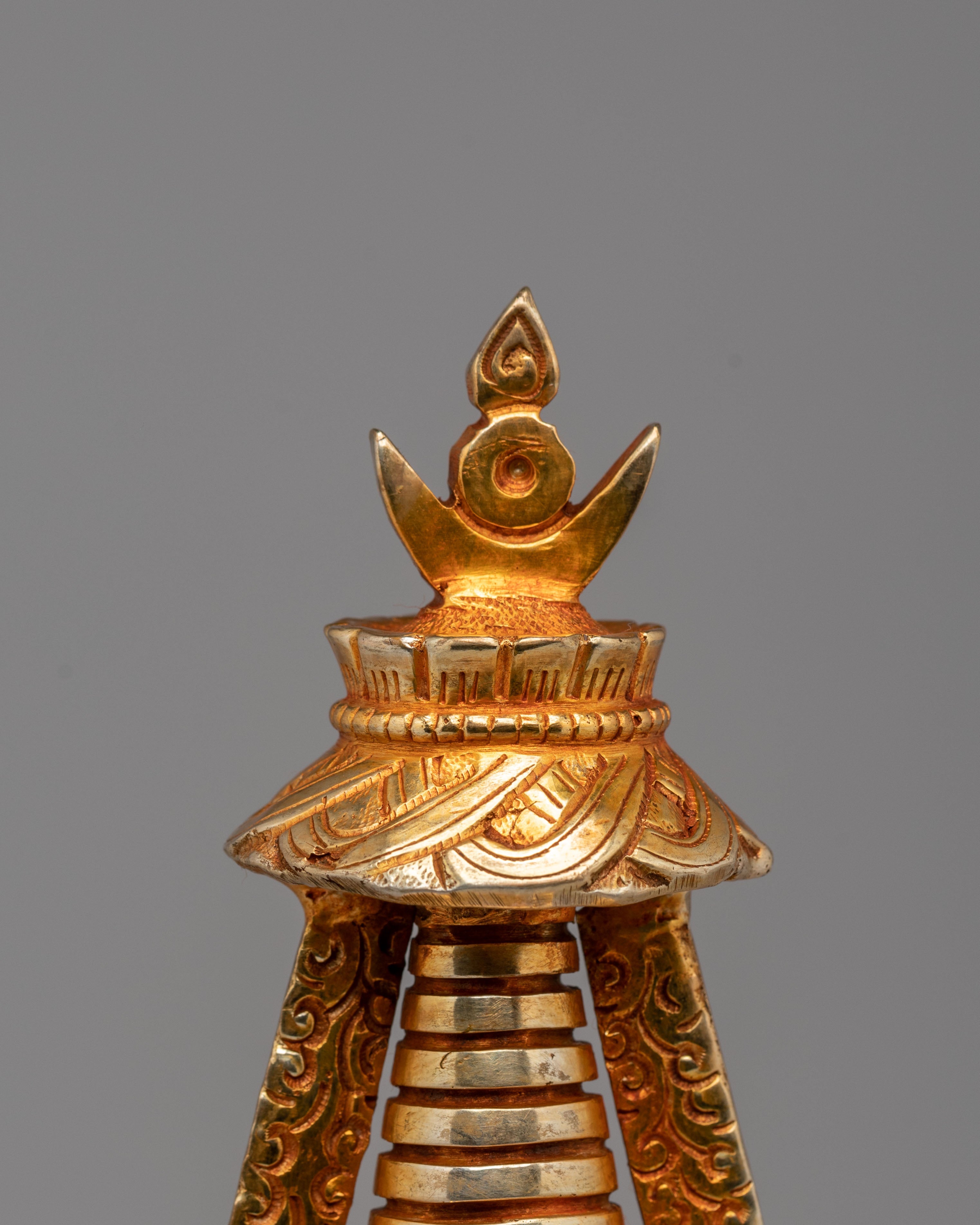 Handmade Stupa For Buddhist Monument | Tibetan Ritual Artifact