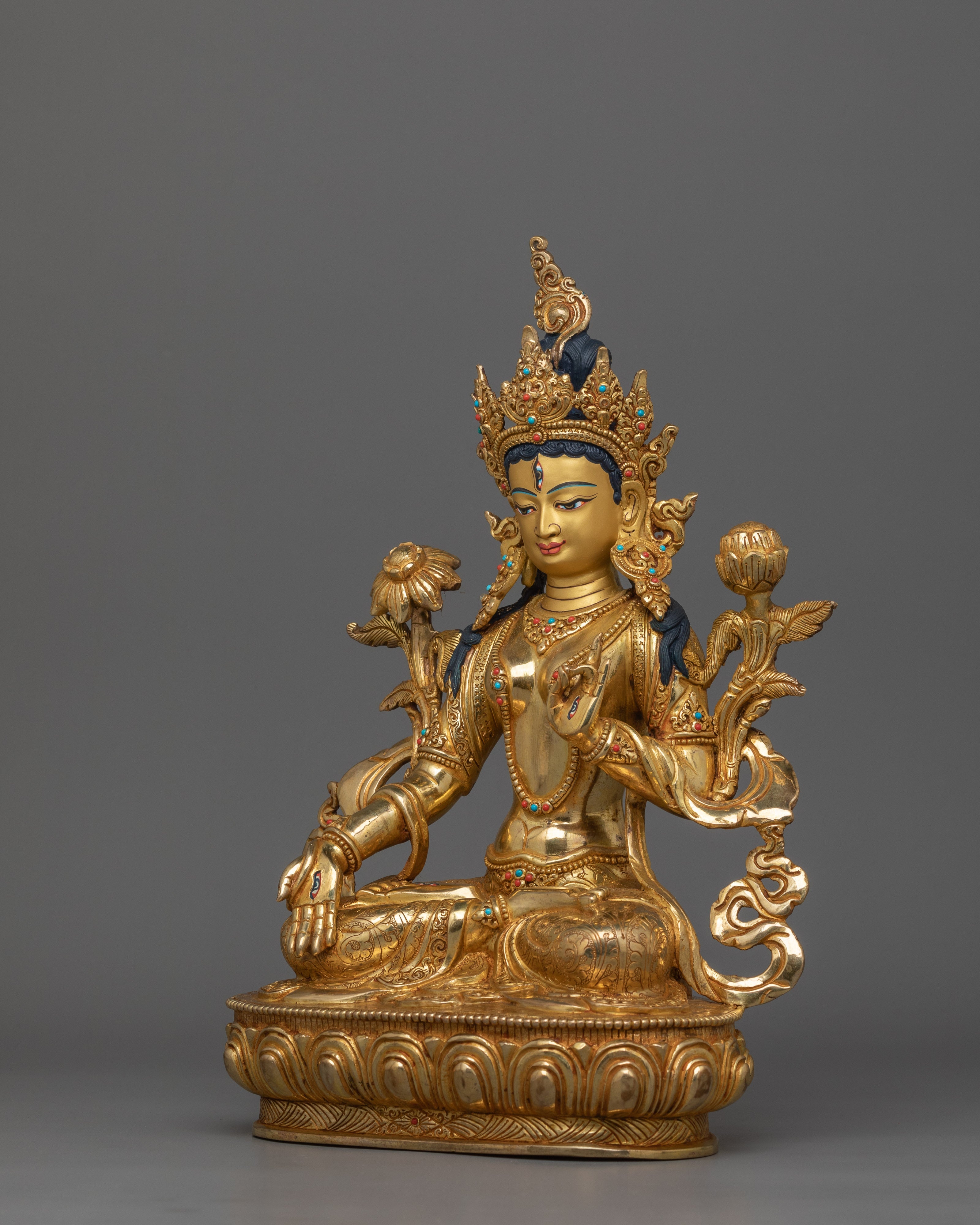 Feel The Power of White Tara Statue | The Goddess of Longevity