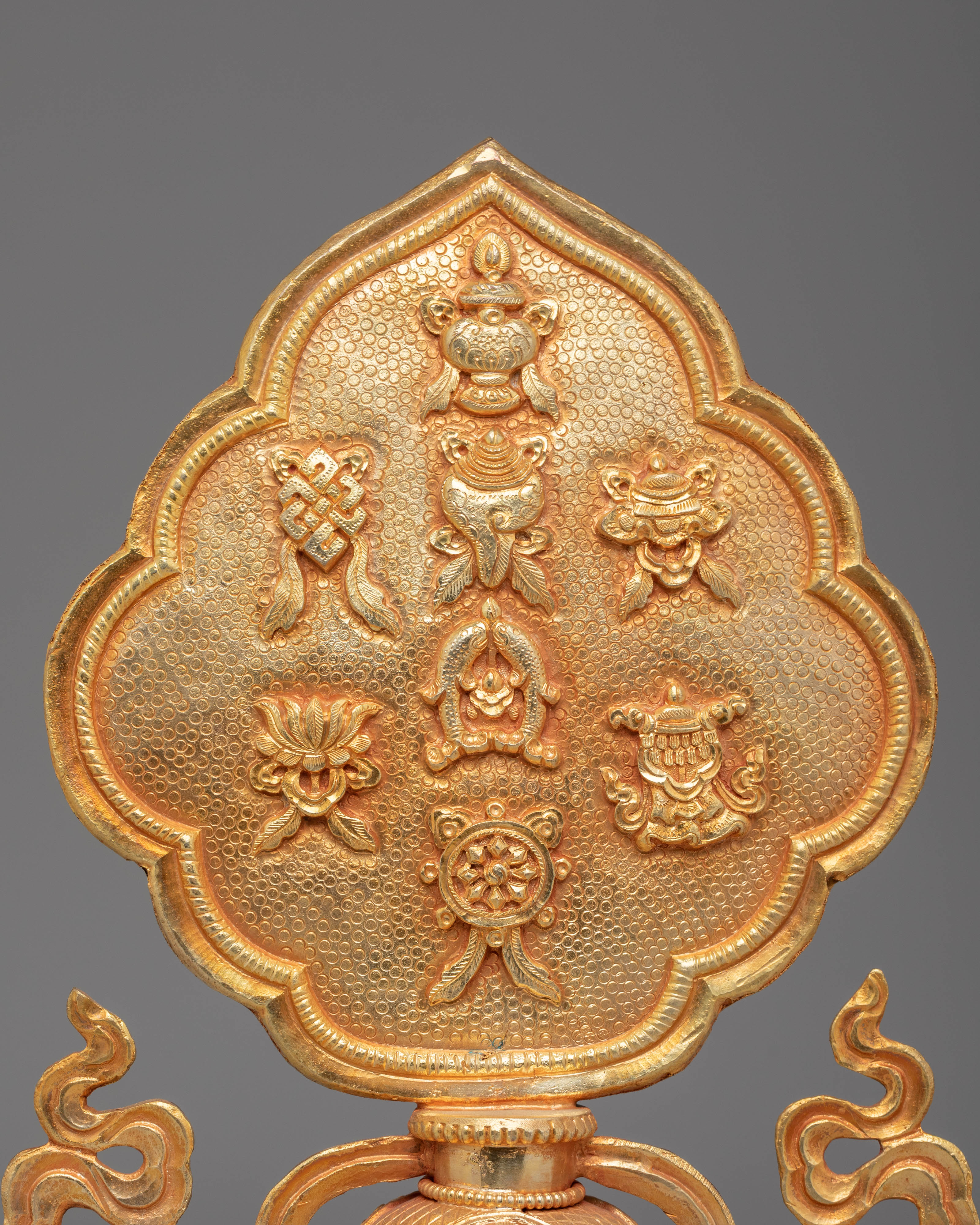 Sacred Tibetan Eight Auspicious Symbols | Symbolic Decor for Blessings and Prosperity