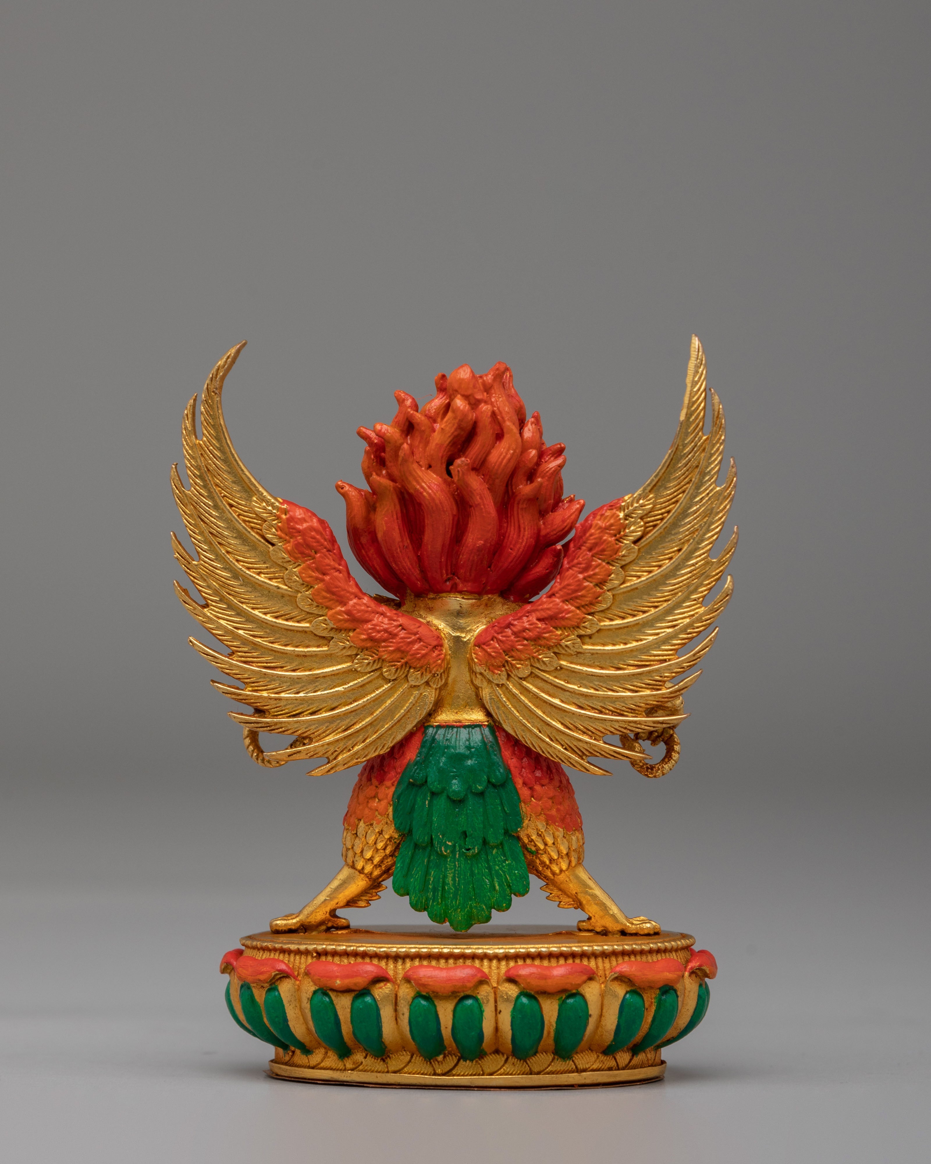 Tibetan Scared Buddhist Garuda Statue | Bird Deity Figurine