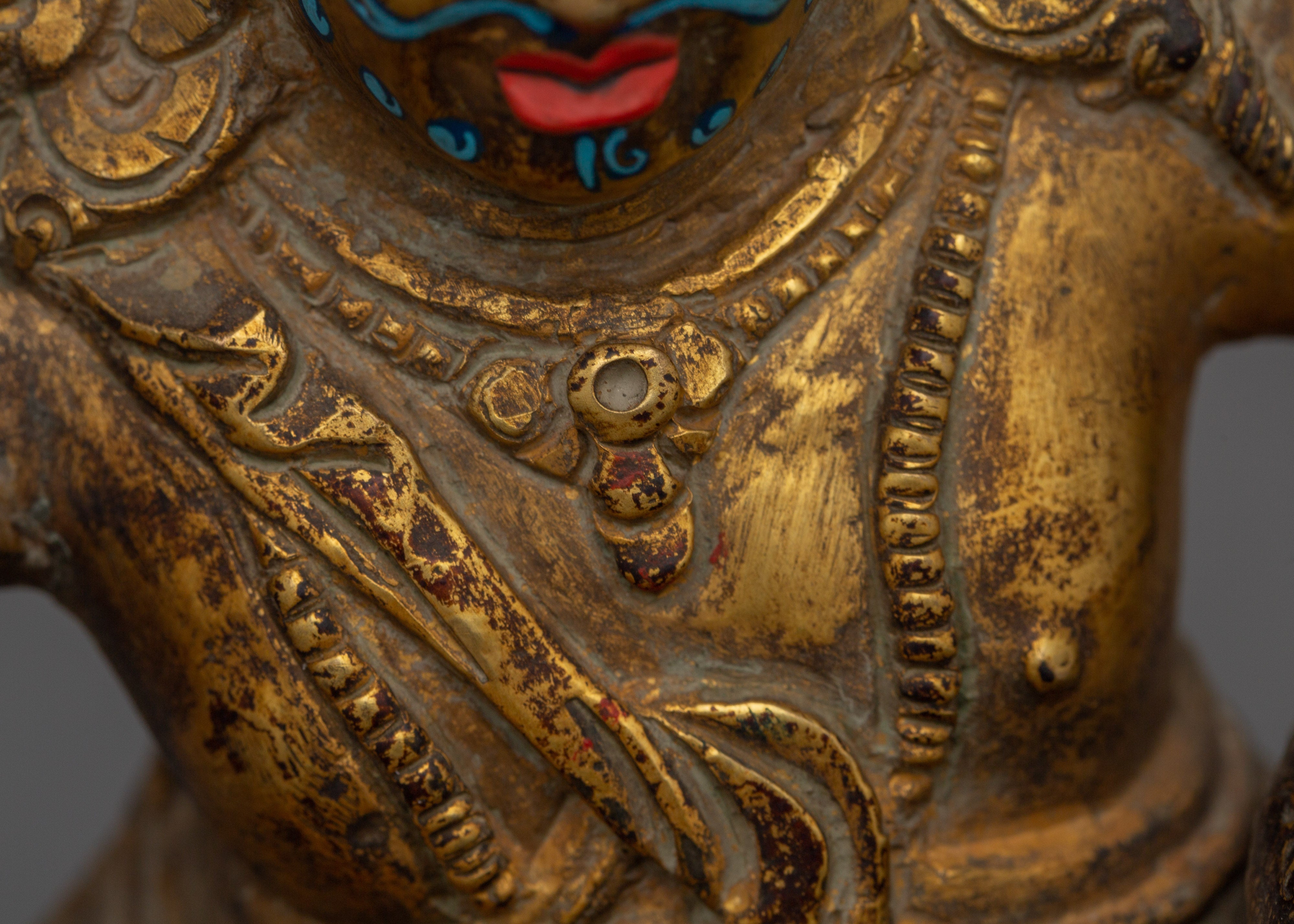 Virulhaka Copper Statue | Heavenly King of the South