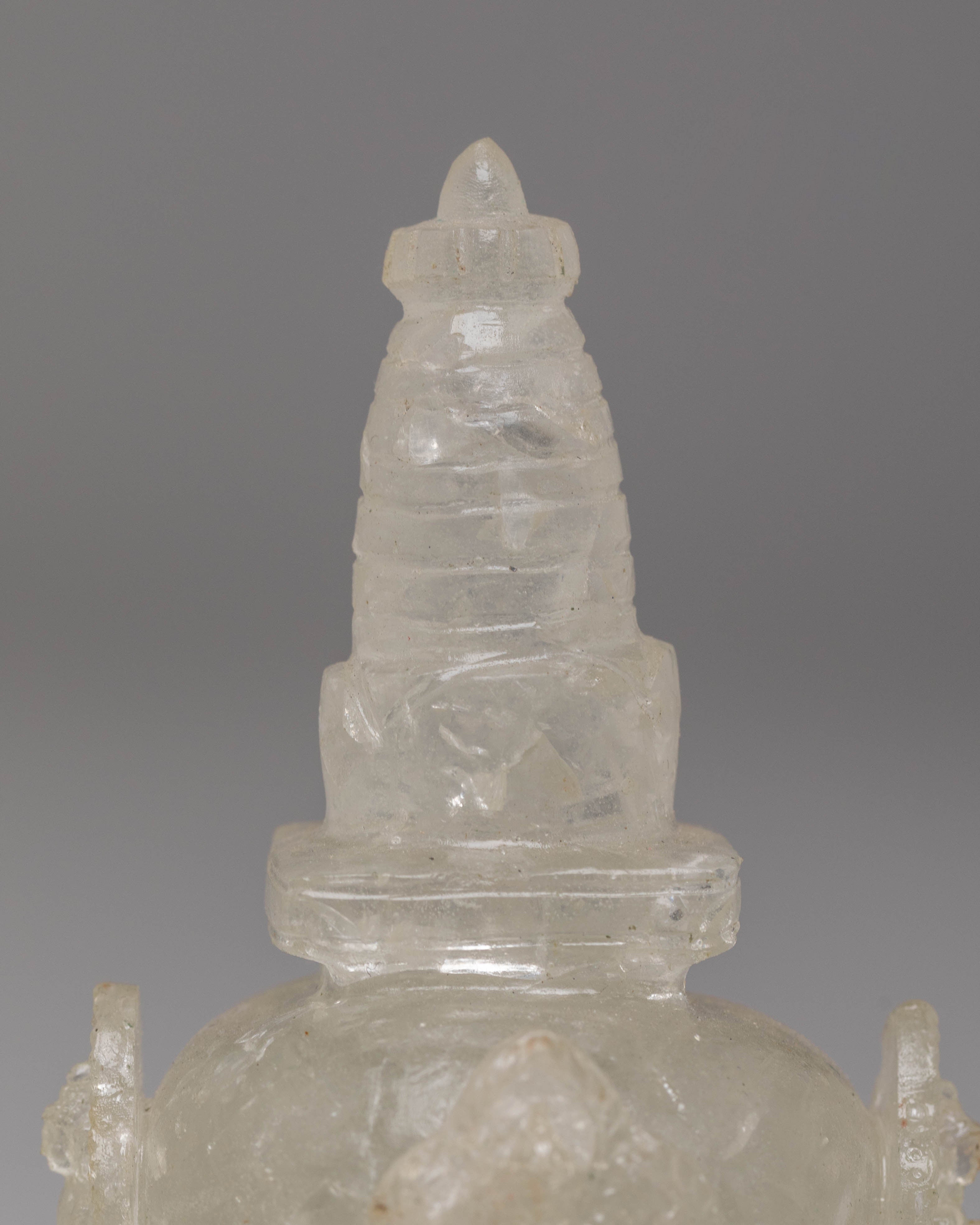 Stupa and Lion Set for Decor | Symbol of Protection