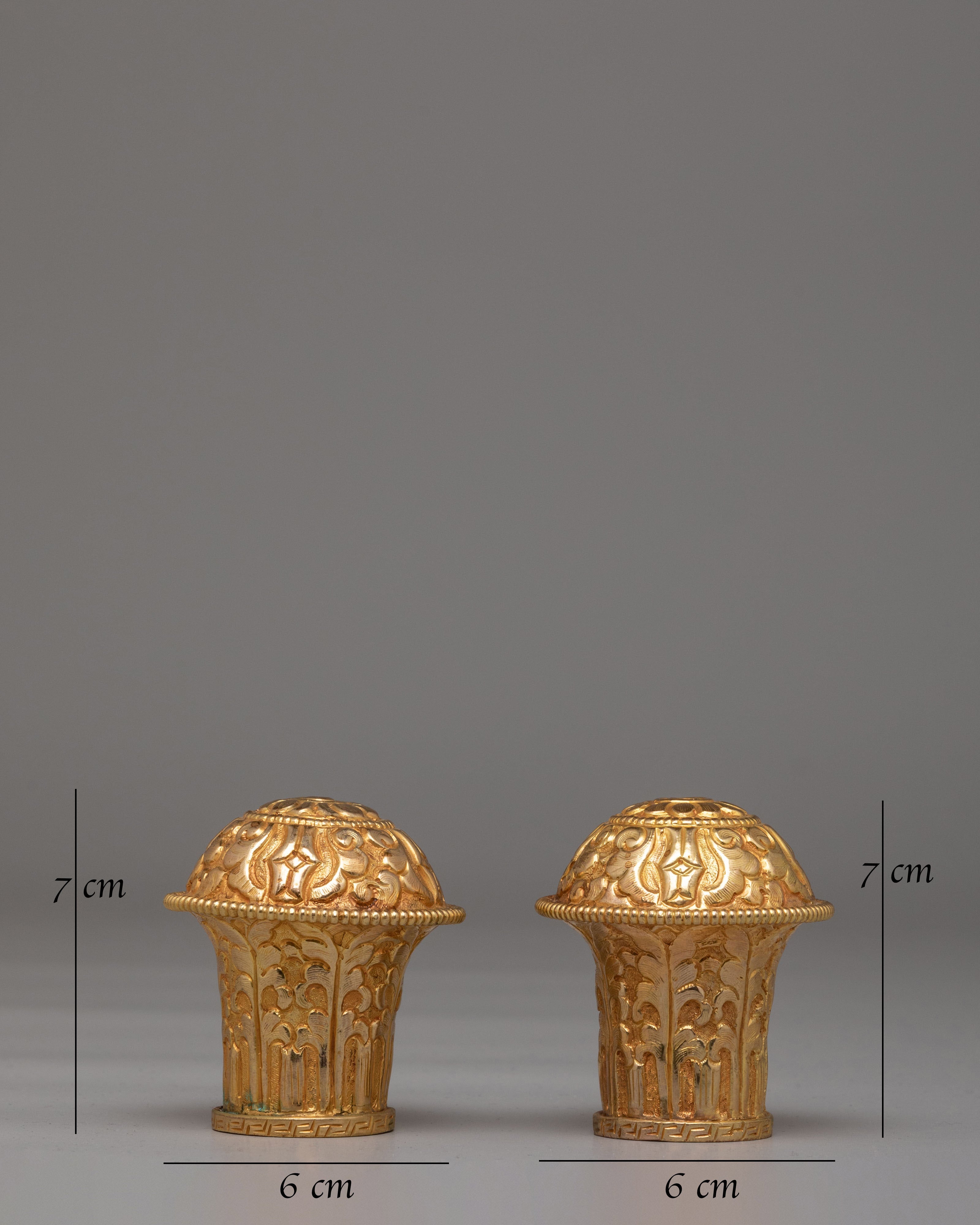 Brocade Stick Cap for Buddhist Ceremonies | Symbol of Wisdom and Spiritual Purity