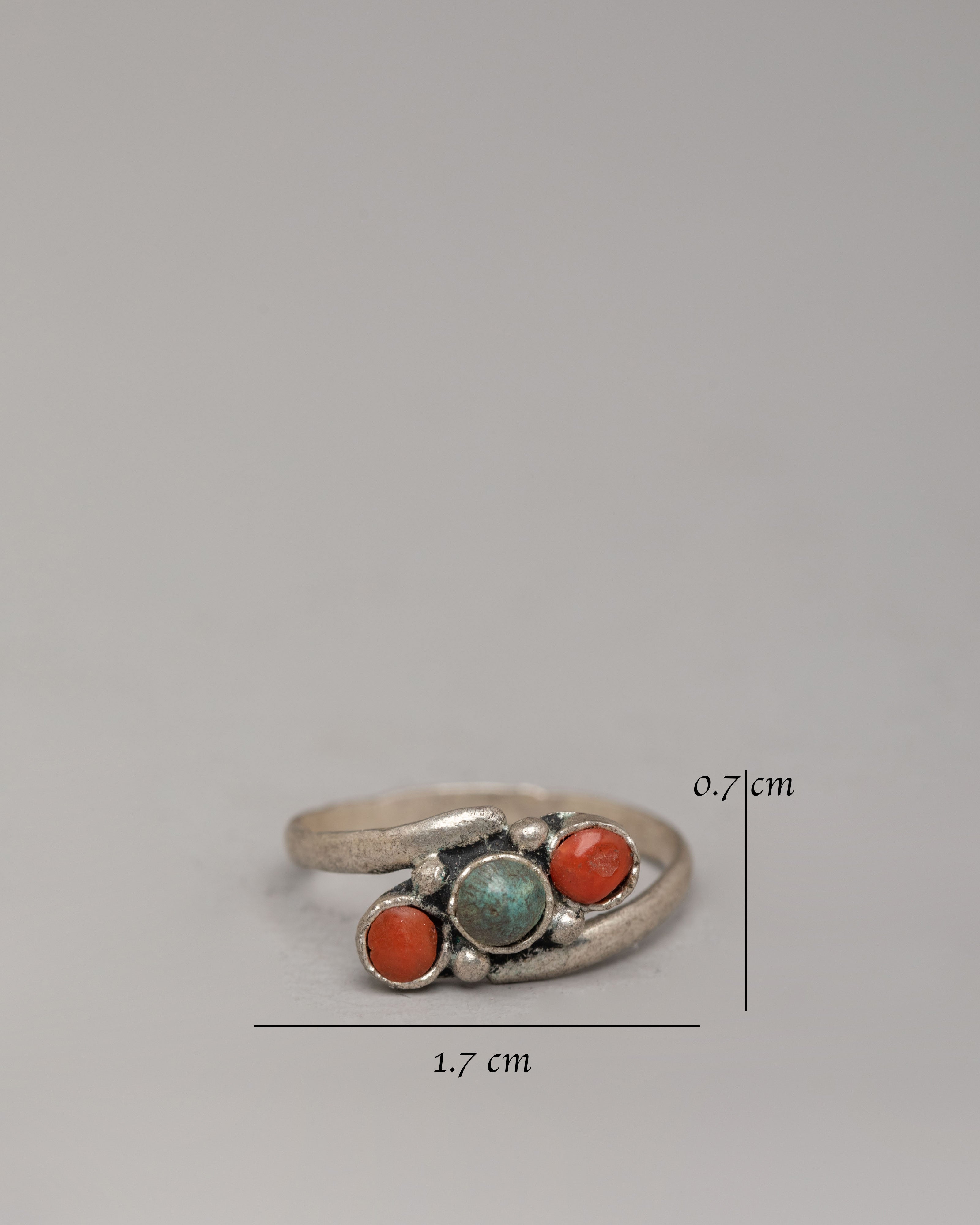 Natural Stone Ring Set | Handcrafted Natural Stone Rings