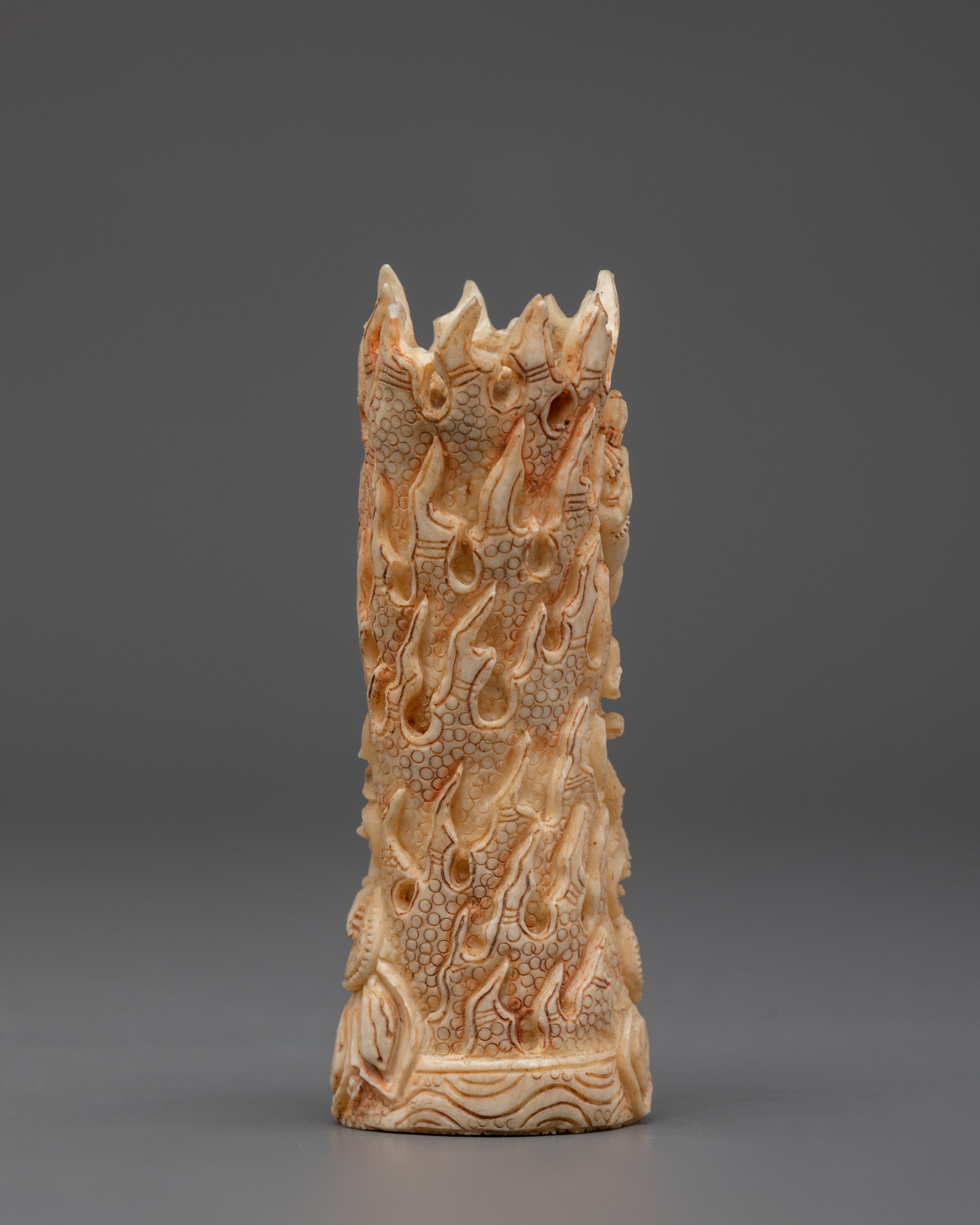 Traditional Handcrafted Stamp | Intricate Cultural Carving for Decor or Ritual Use