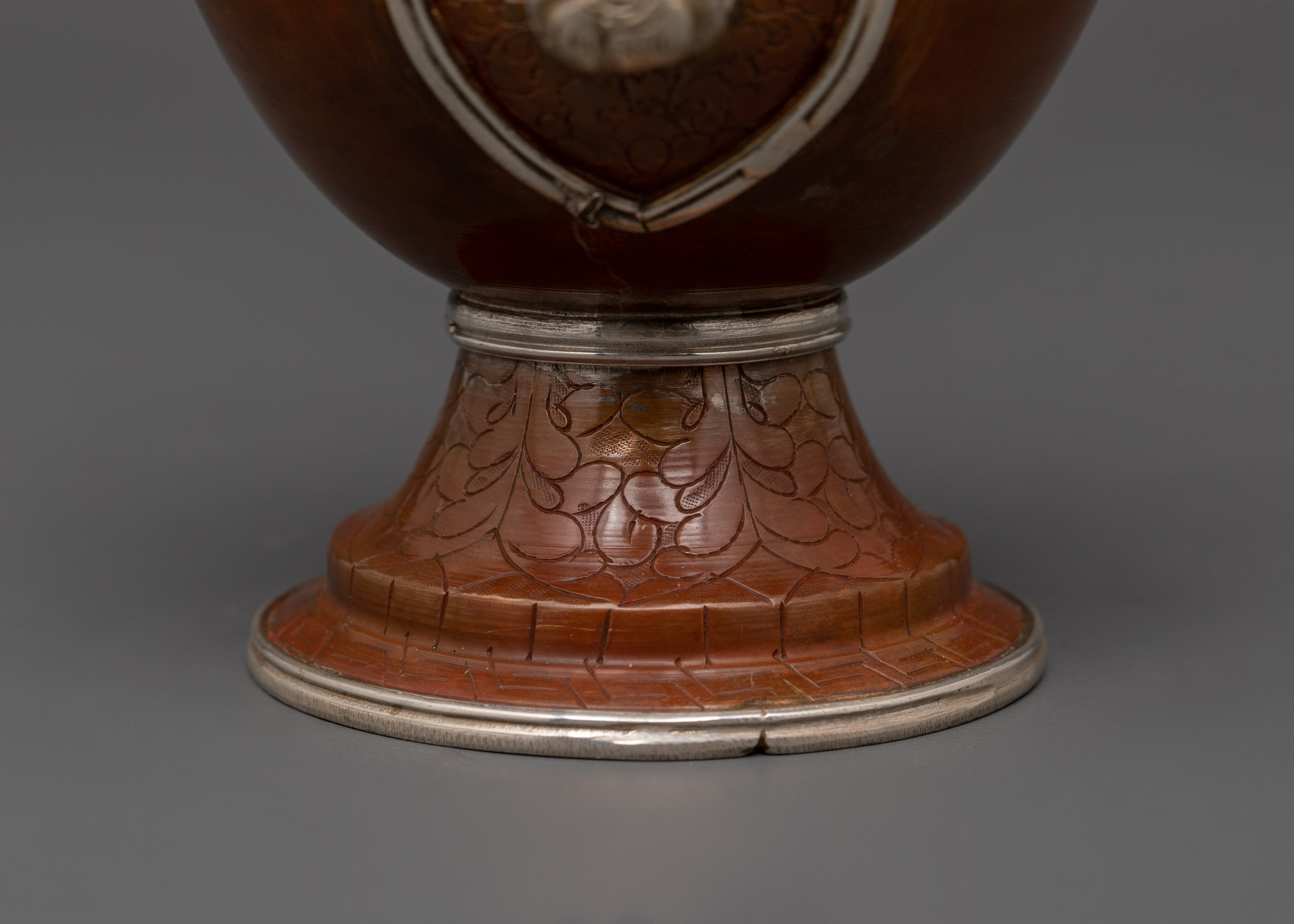 Handcrafetd Tibetan Bhumba Ritual Vase | Buddhist Water Offering Vessel