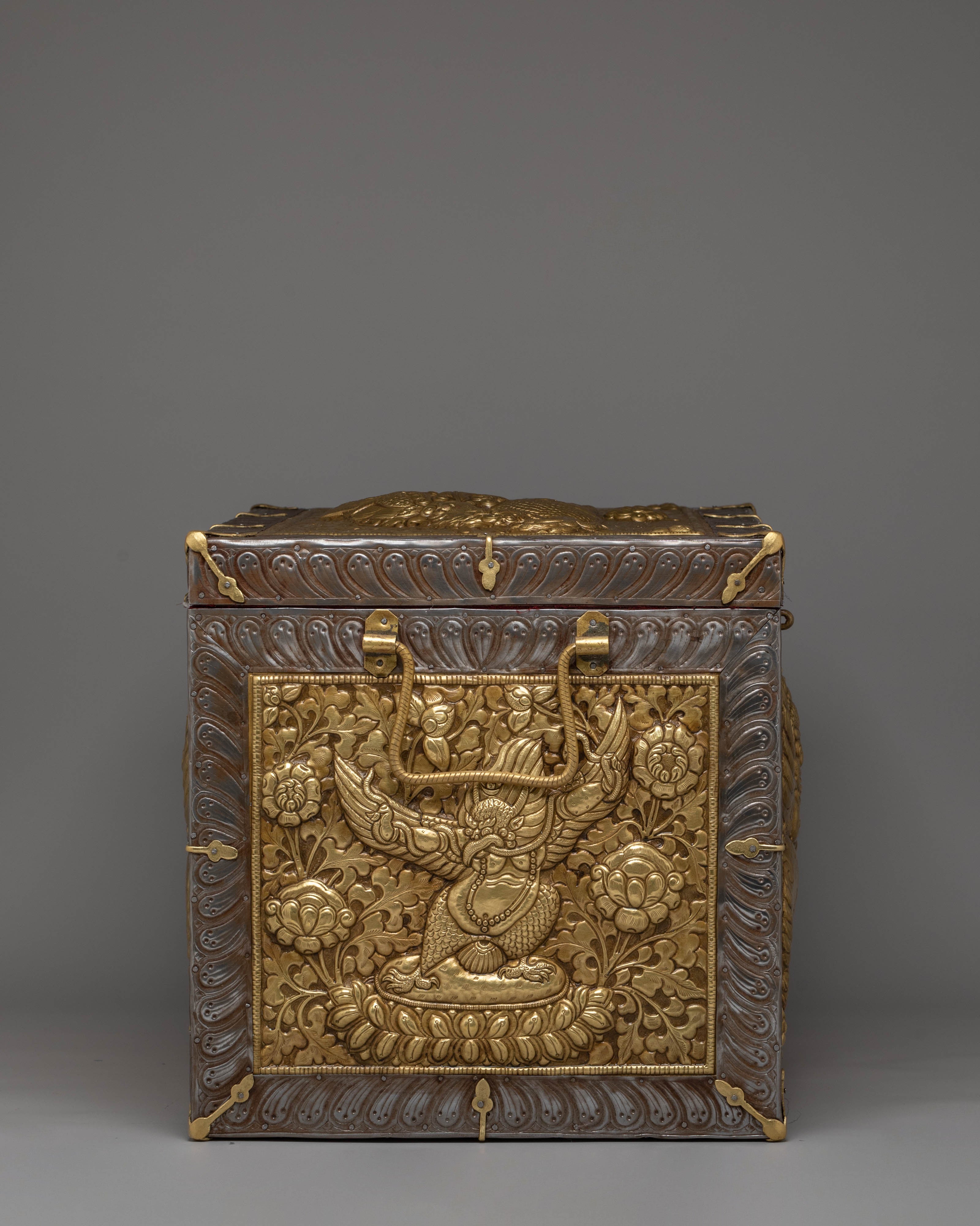 Handcrafted Tibetan Treasure Box | Copper Artwork