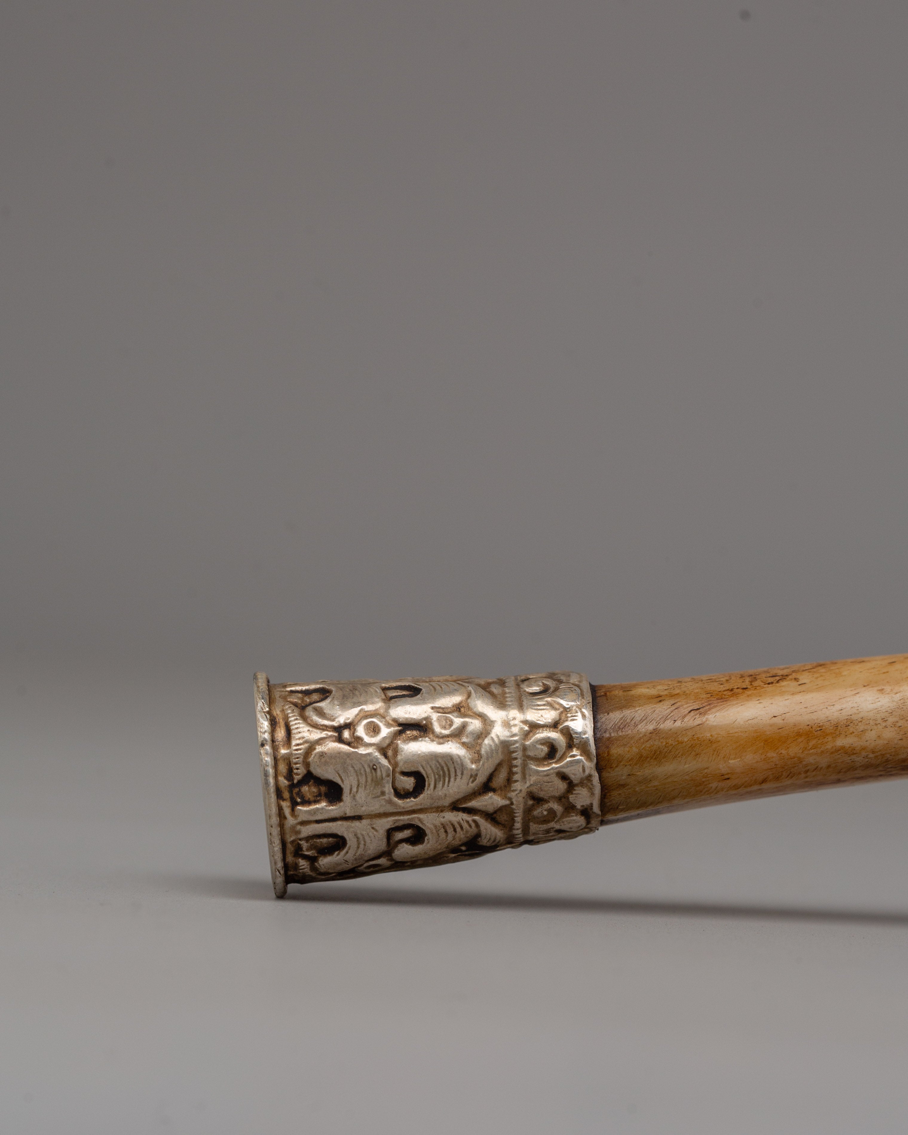 Buddhist Tantric Ritual Trumpet Kangling | Buddhist Spiritual Meditation Tool