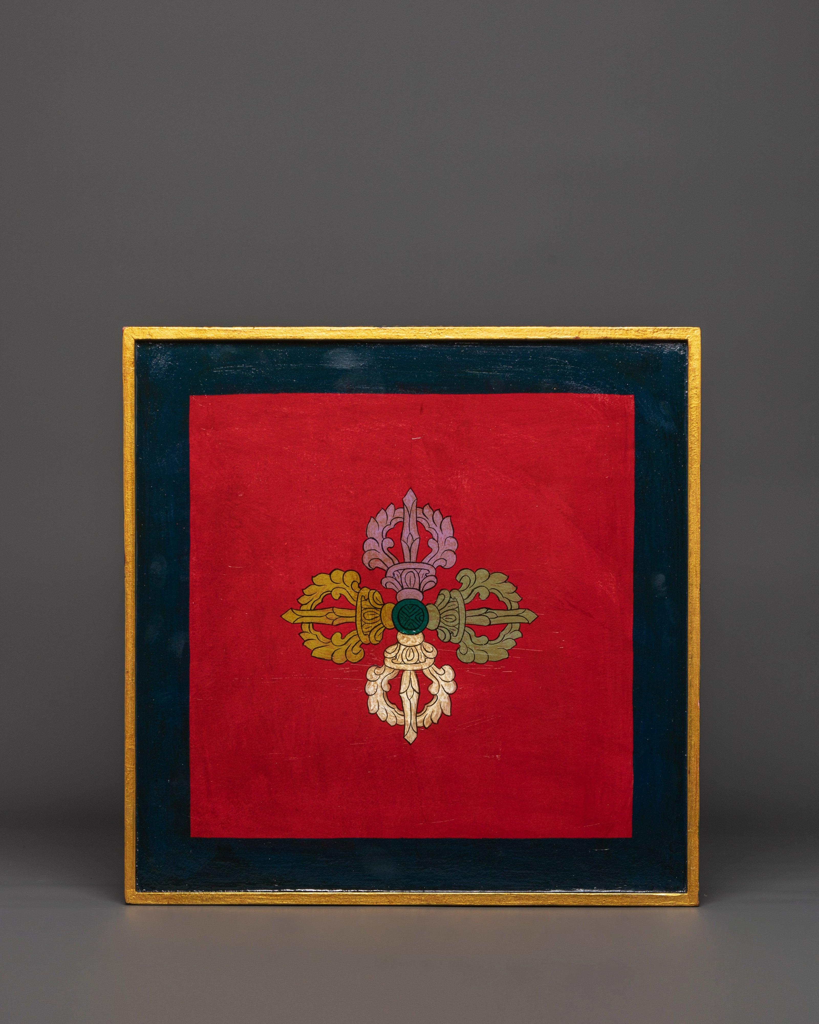 Handcrafted Stupa Stand for Buddhist Rituals