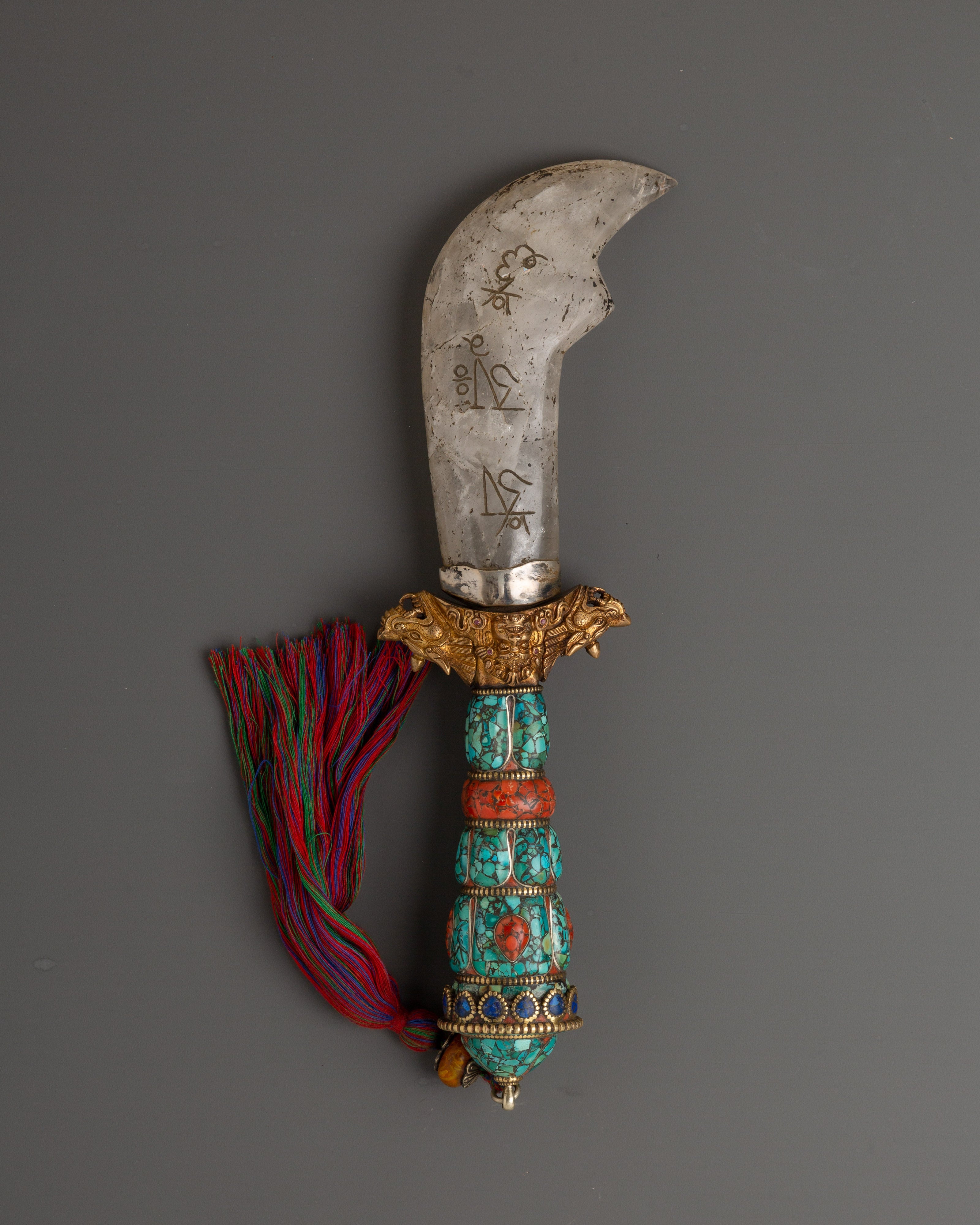 Tantric Crystal Knife | Sacred Cleansing Blade
