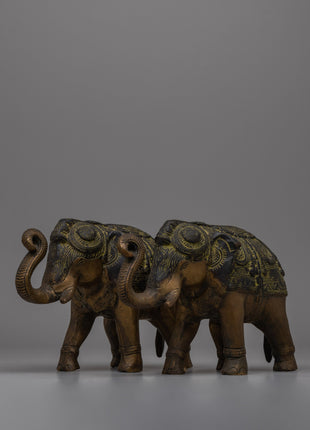 Brass Elephant Figurines | Symbol of Strength and Wisdom