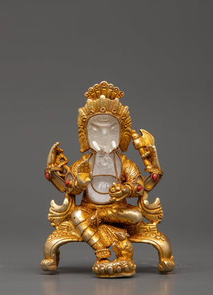 Ganesh Crystal Sculpture | Hindu Deity