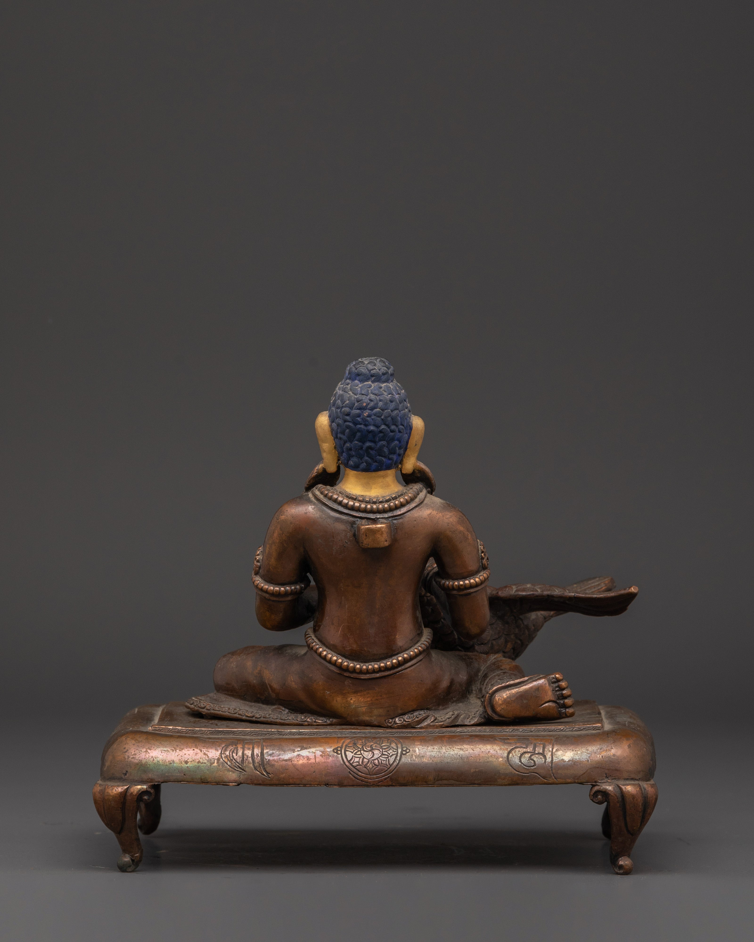Handcrafted Oxidized Copper Siddhartha Gautam Statue | Sacred Buddhist Art