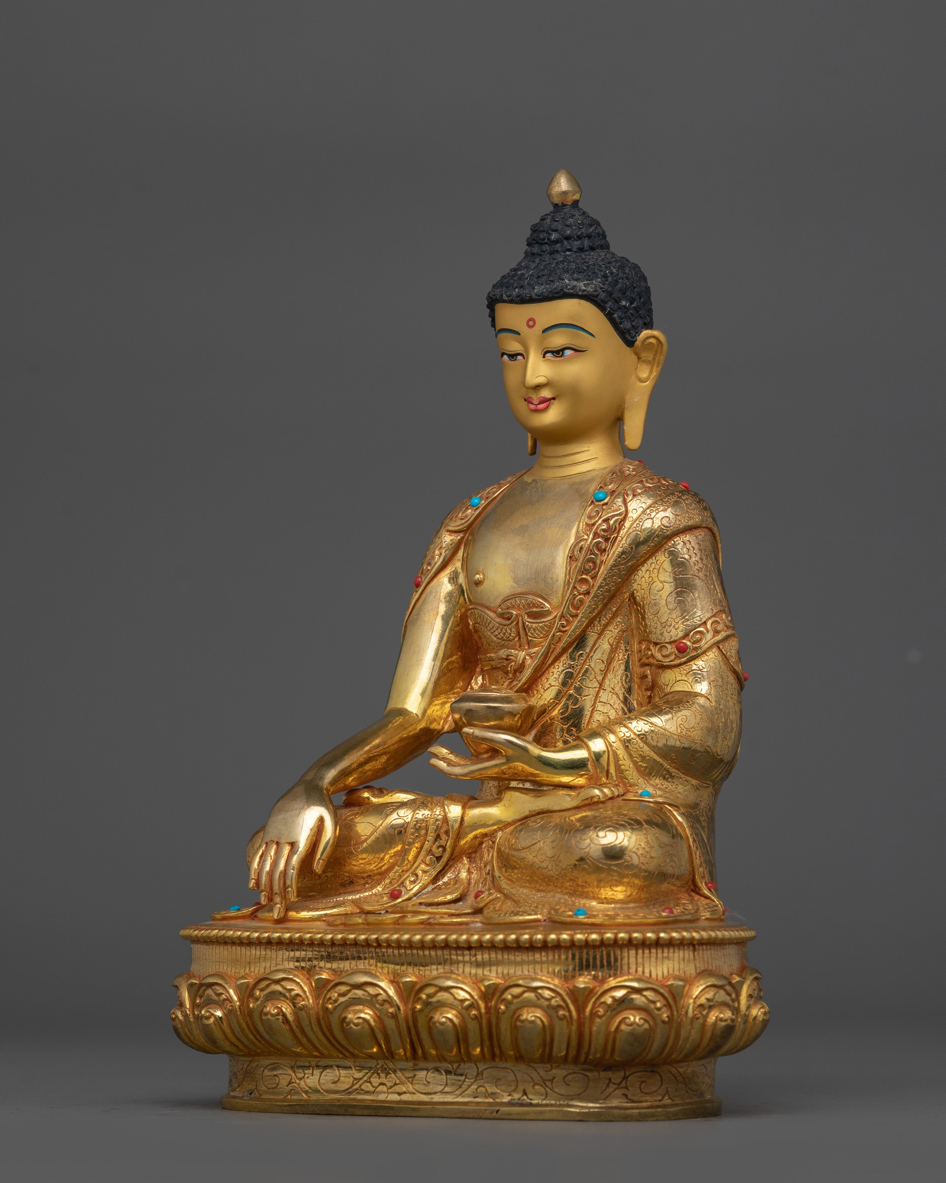 Shakyamuni Buddha Founder of the Buddhism Figurine | Buddhist Meditation Sculpture