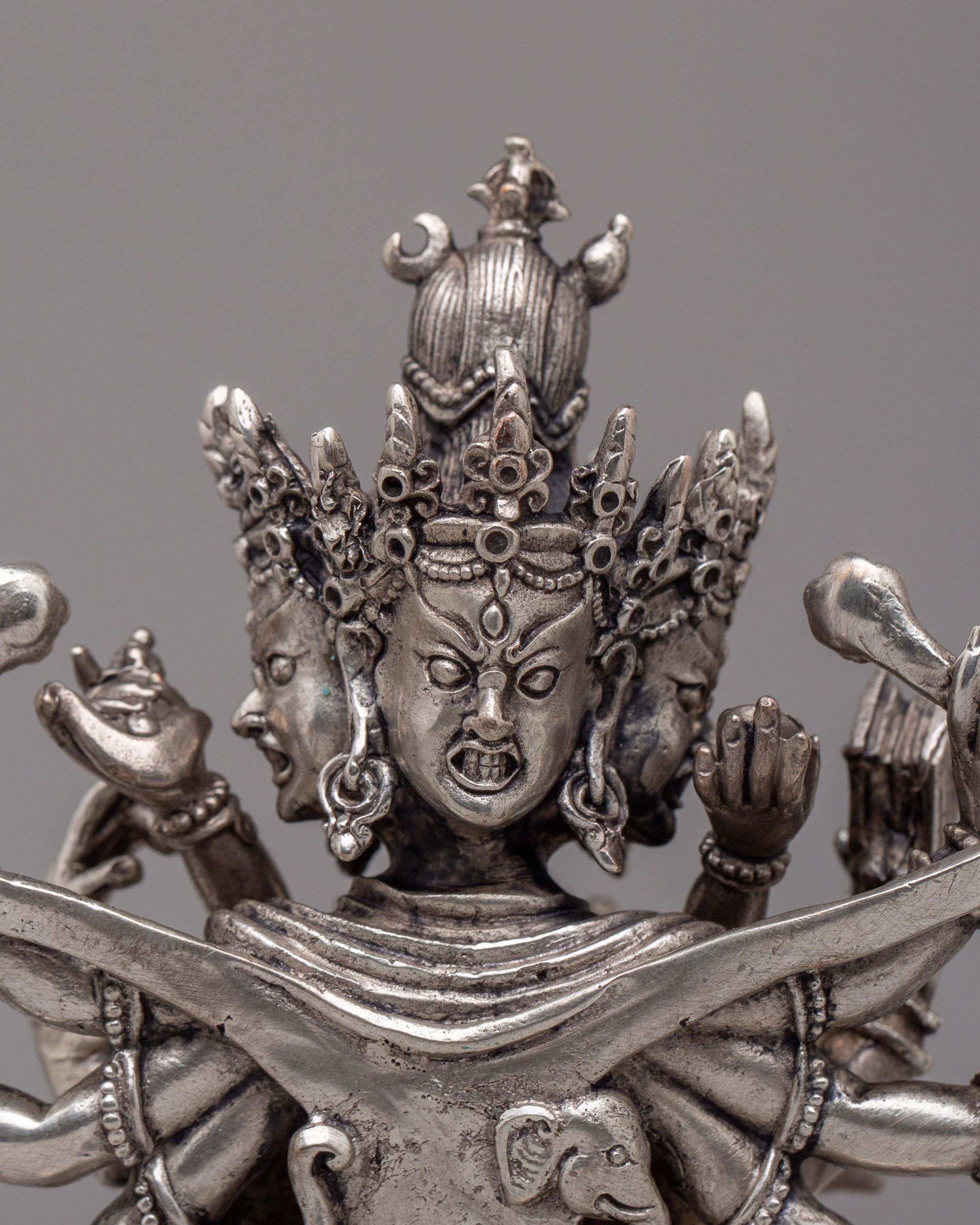 Vajrayana Chakrasamvara With Consort Statue | Tibetan Buddhist Art