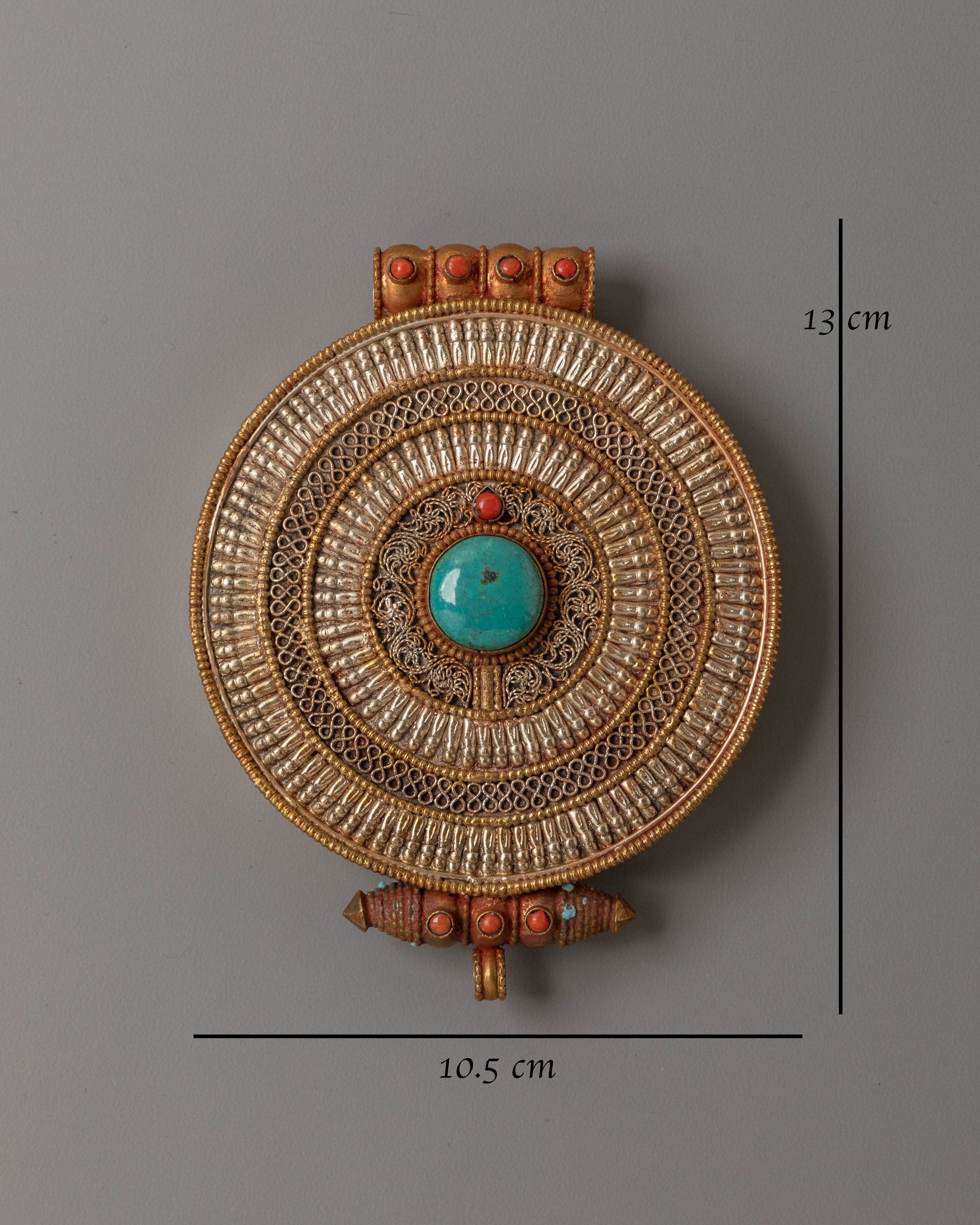 Himalayan Protective Ghau Pendant | Tibetan Sacred Amulet