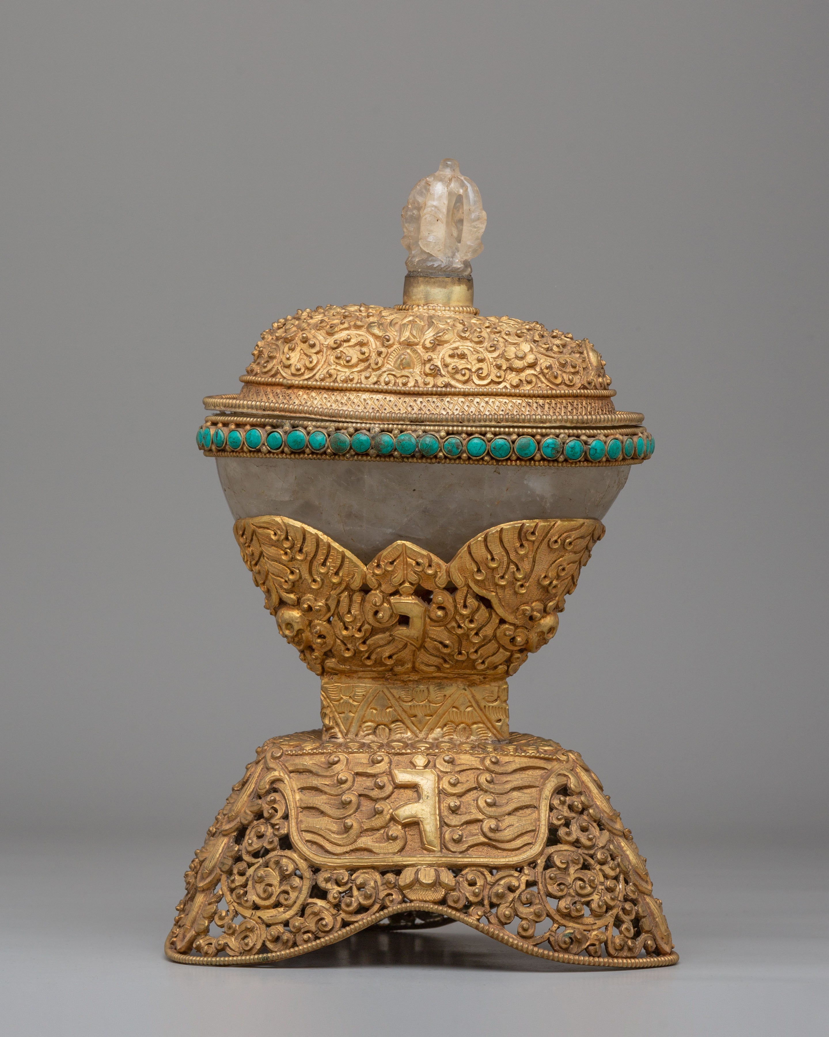 Handcrafted Buddhist Kapala | Sacred Offering Vessel