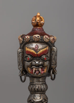 Iron Vajra Phurba Ritual Dagger | A Symbol of Power and Transformation