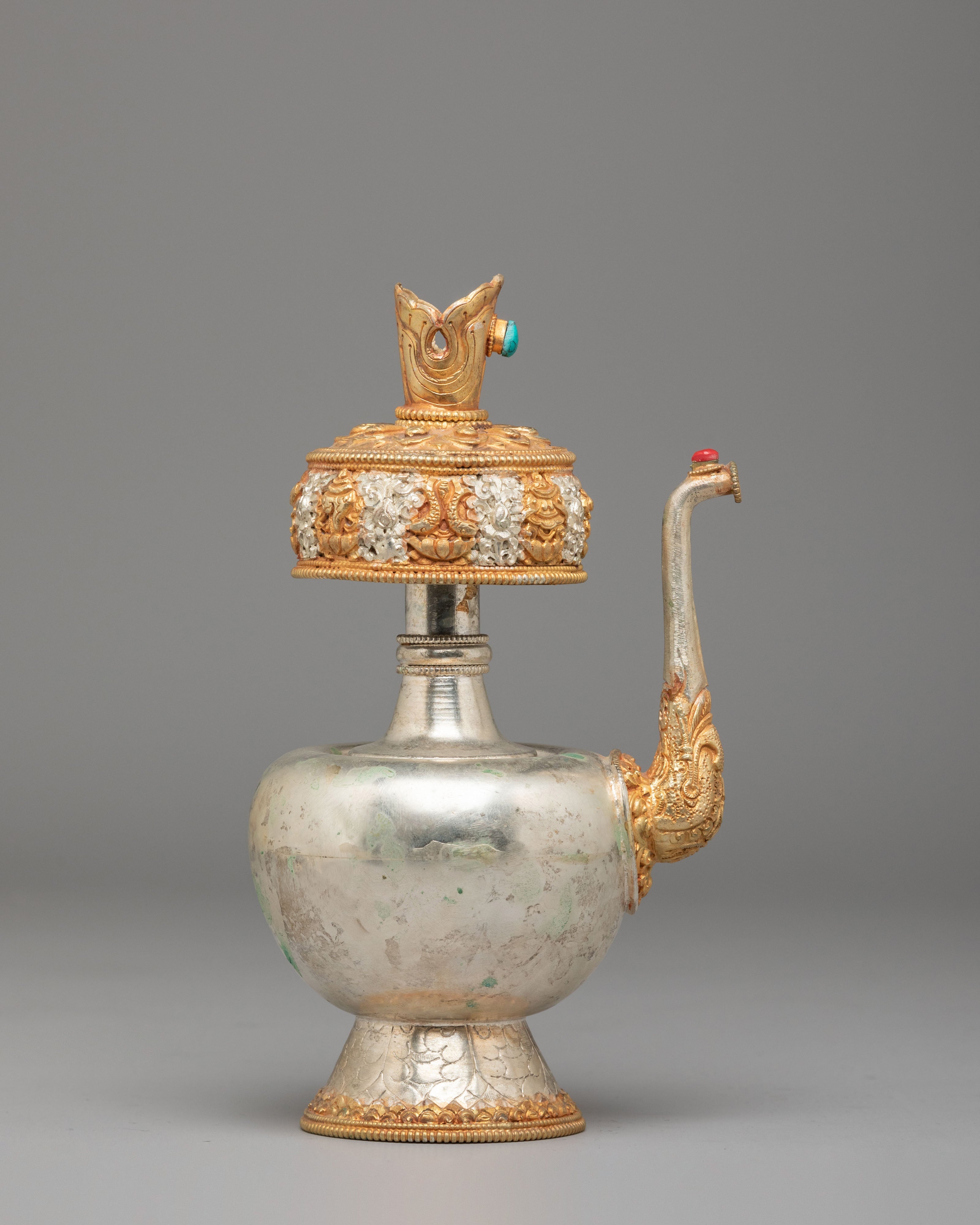 Handcrafted Tibetan Bhumba Ritual Vessel | Symbol of Spiritual Purity
