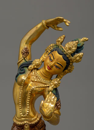 Standing Maya Devi Statue | Buddhist Art for Serenity and Devotion