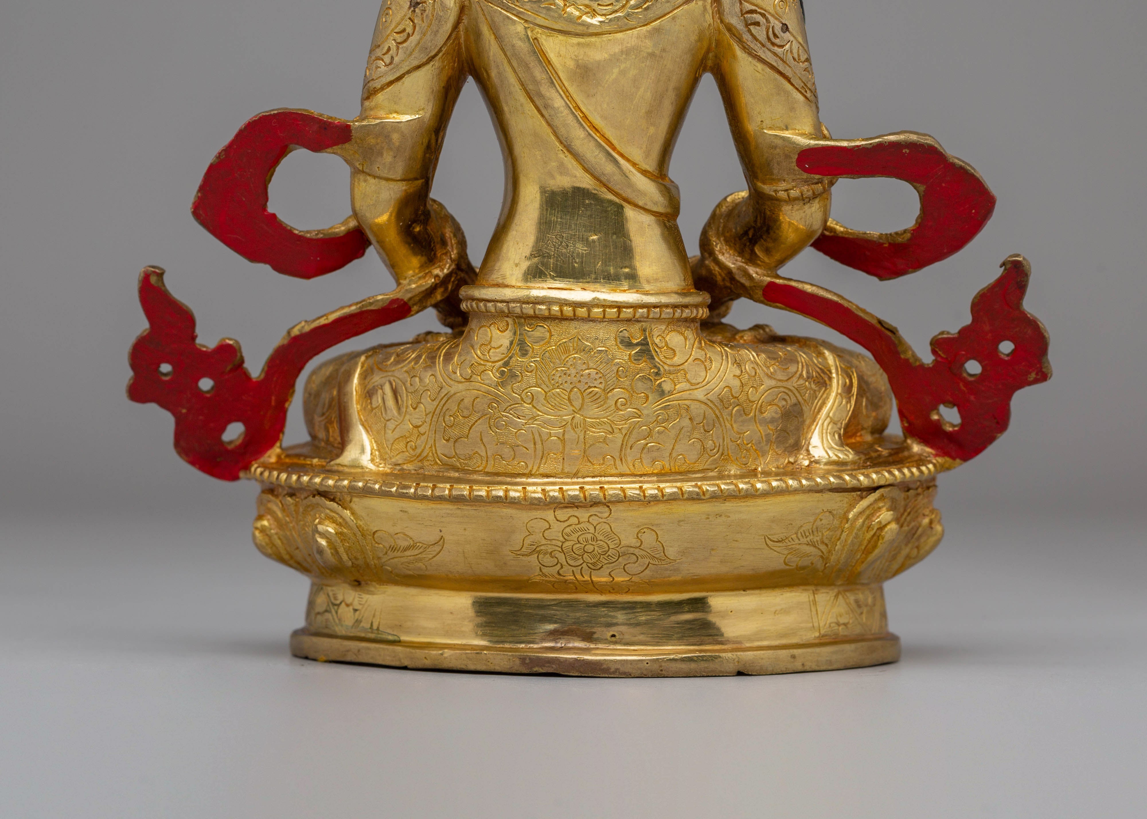 Handmade Amitayus Statue of Long Life | Tibetan Art