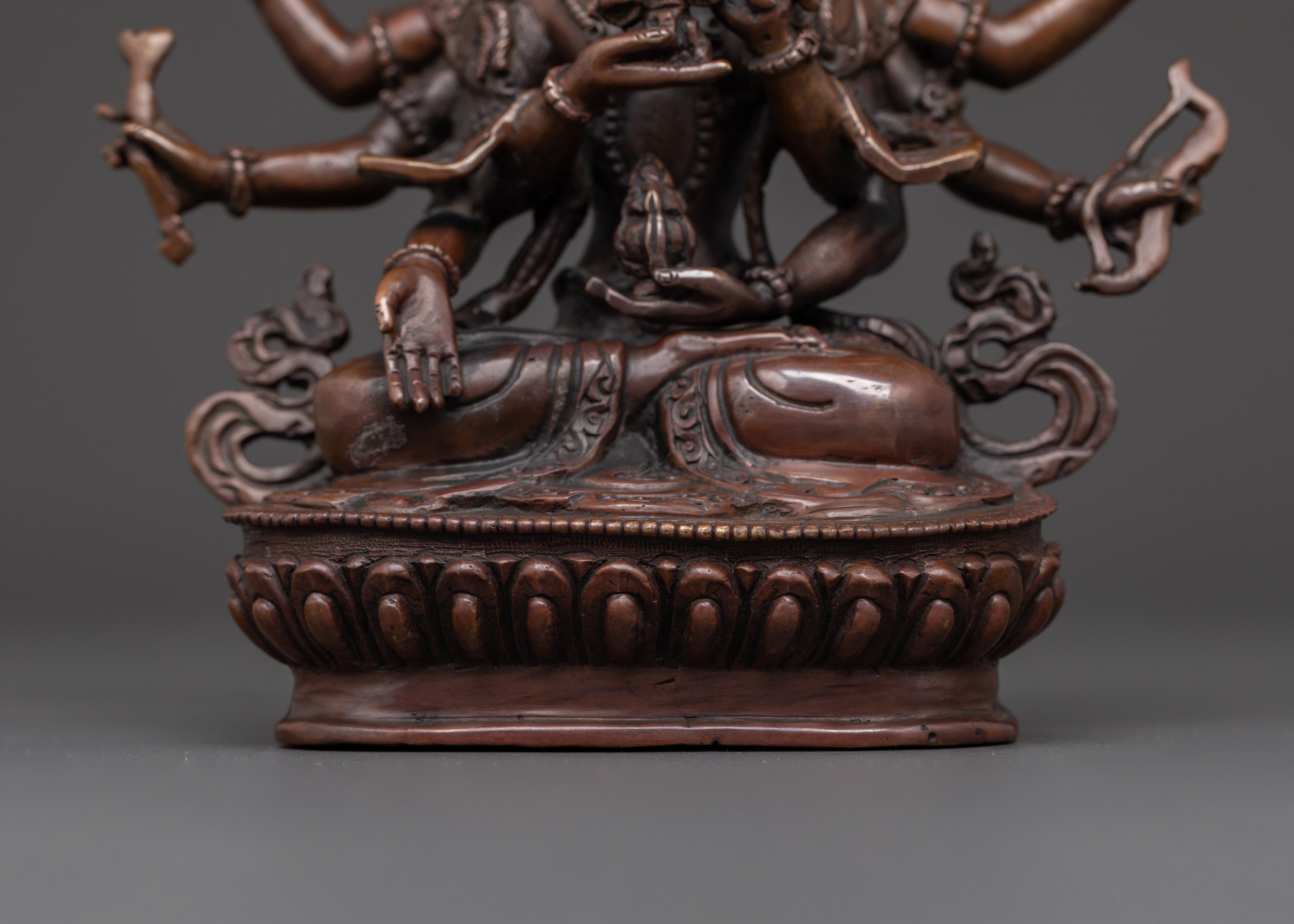 Copper Oxidized Namgyalma Statue | Tibetan Buddhist Deity Statue