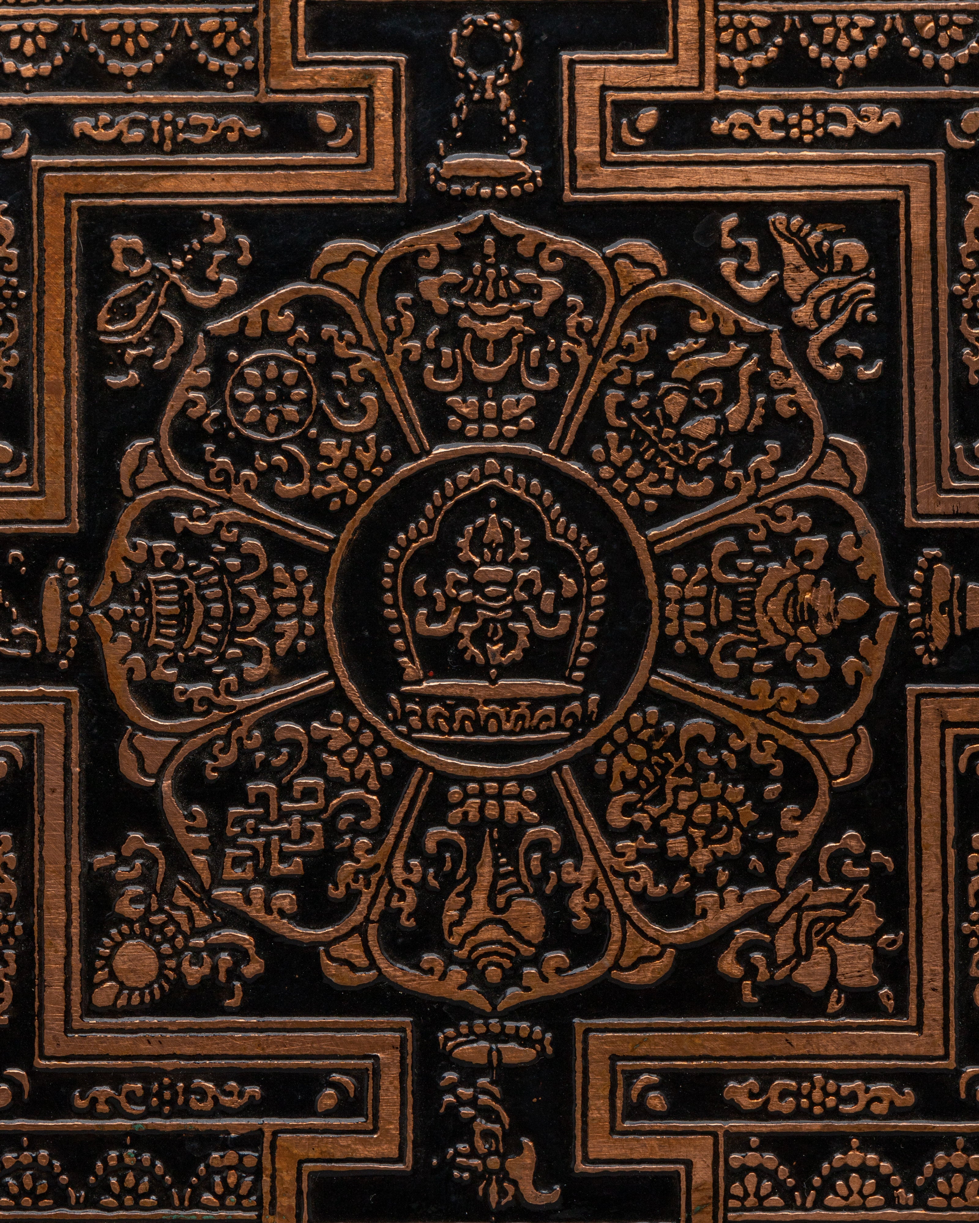 Copper Mandala Wall Decor | Spiritual Art for Sacred Décor