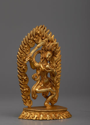 Dancing Dakini Khadga Yogini Statue | Embrace Divine Energy and Freedom