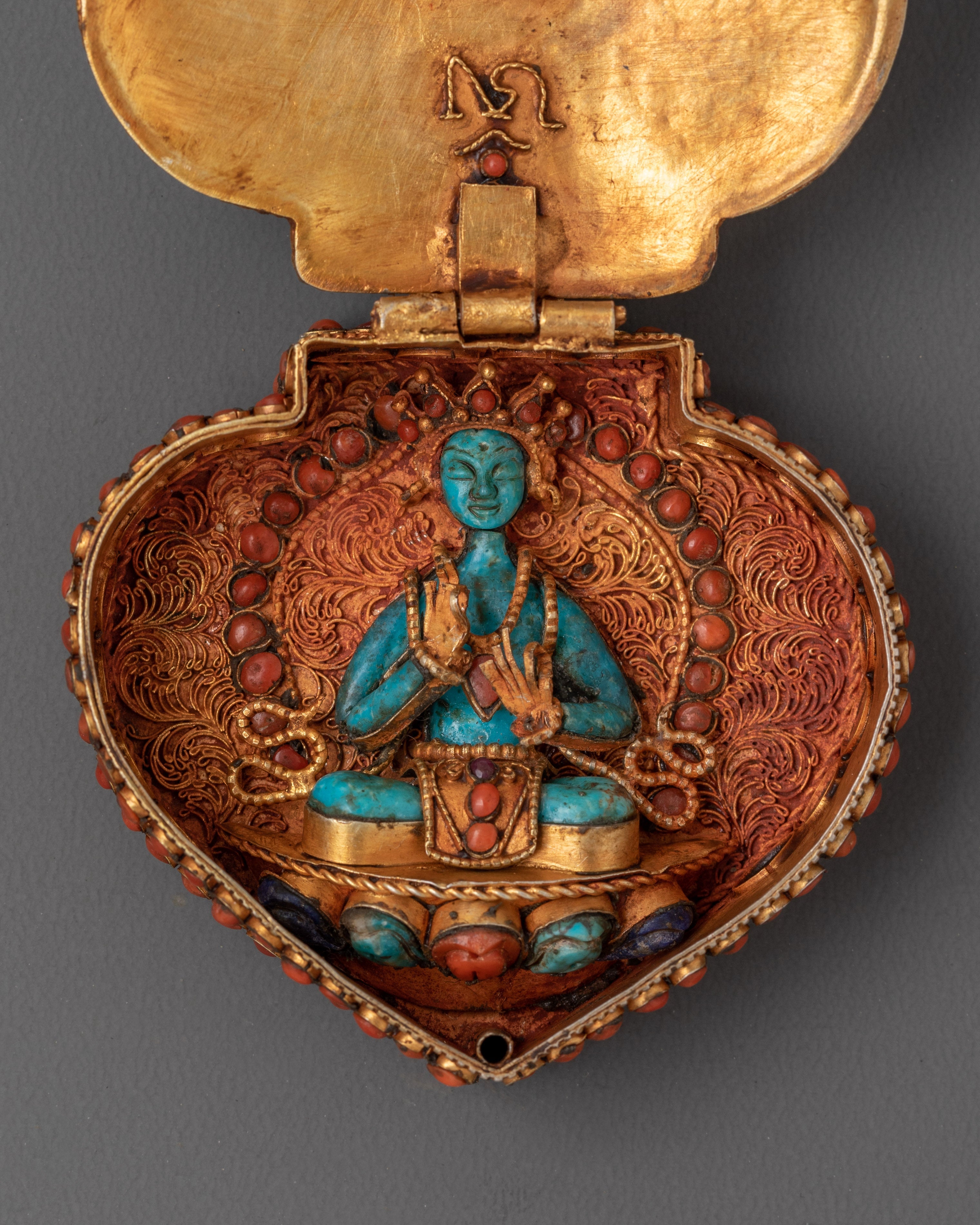 Spiritual Ghau Box Locket | Sacred Buddhist Prayer Box