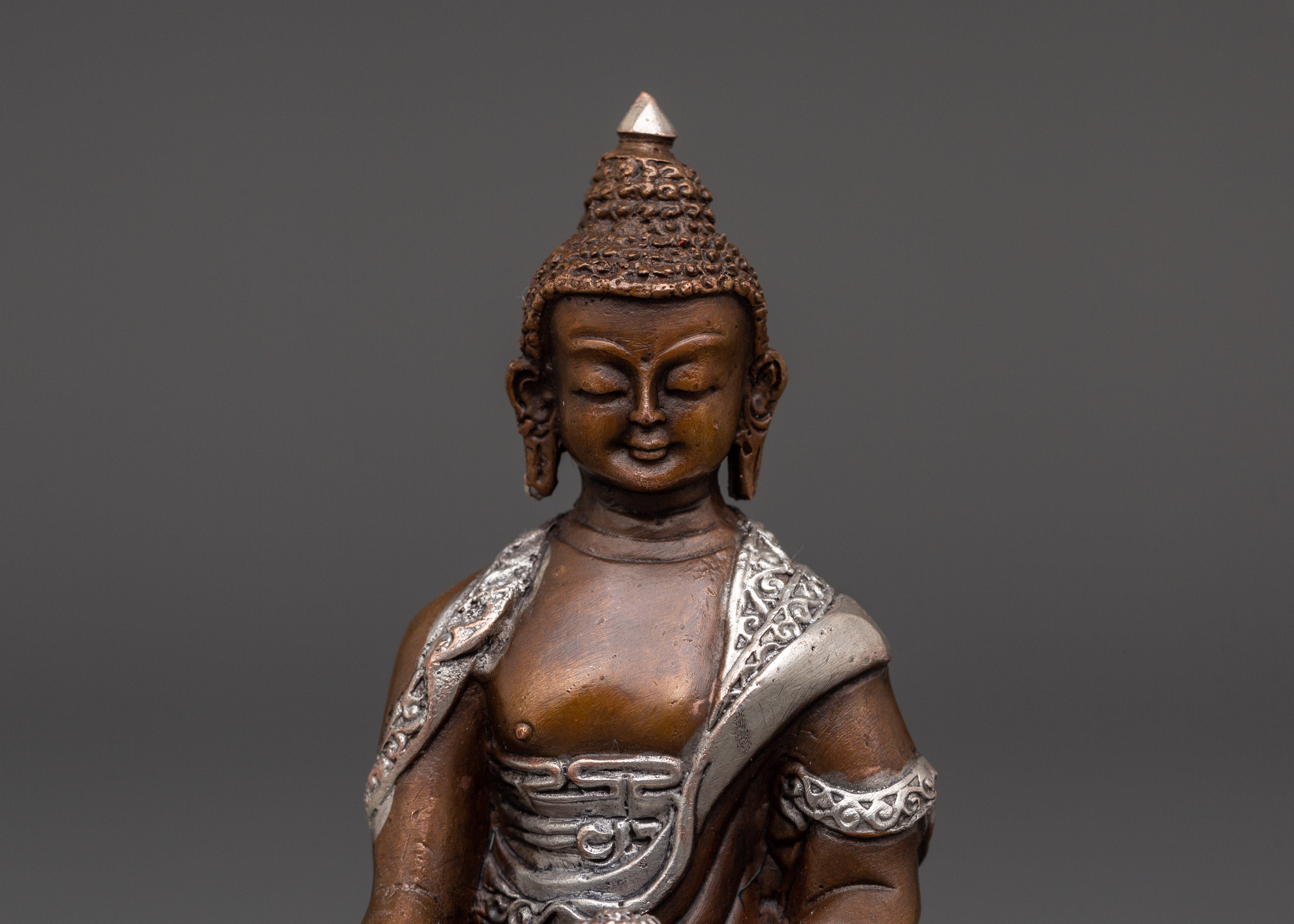 Oxidized Shakyamuni Sculpture | Home Decor