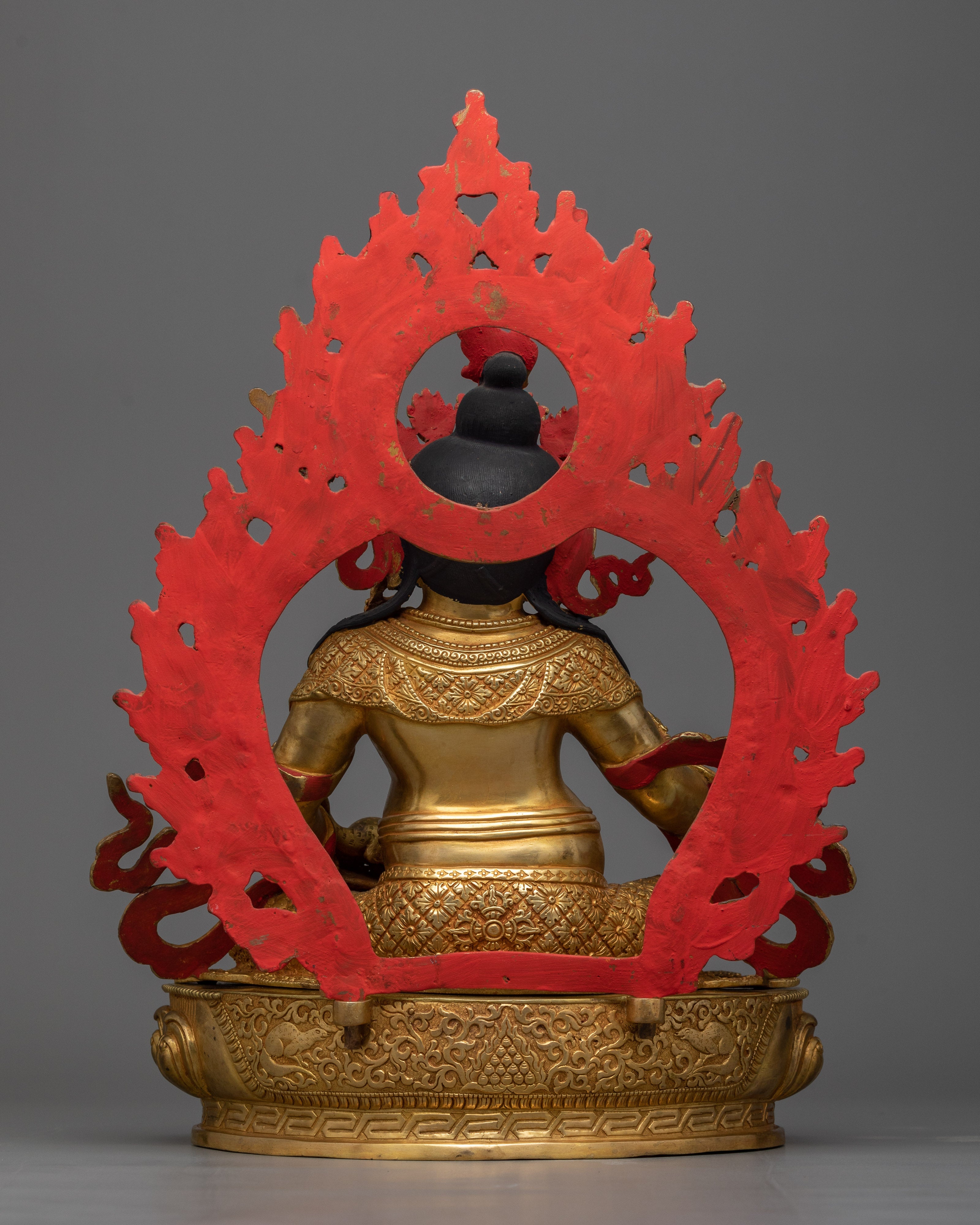 Buddhism Dzambhala "Wealth Deity" Statue | Embodiment of Prosperity