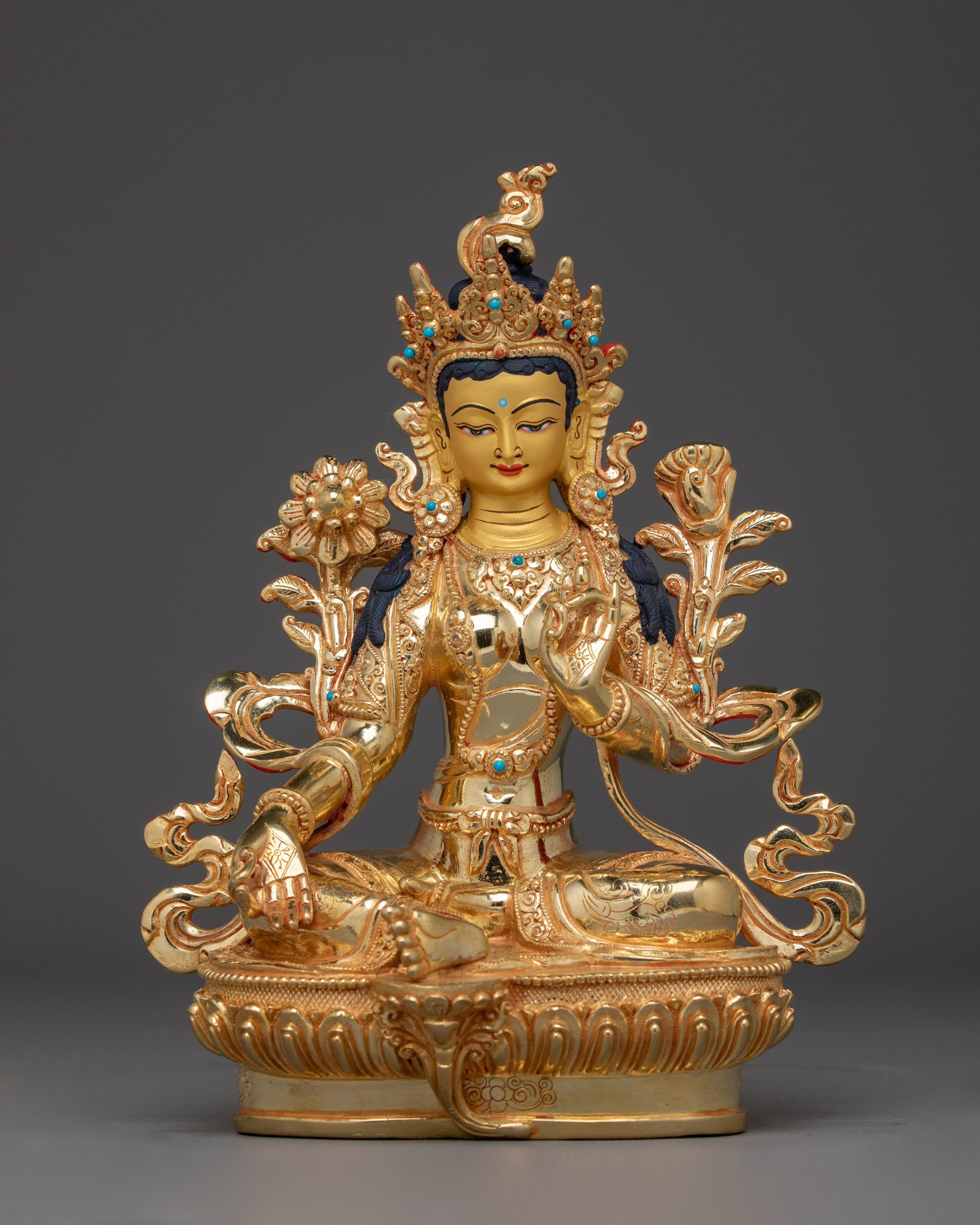 Shyama Tara Bodhisattva Handmade Artwork