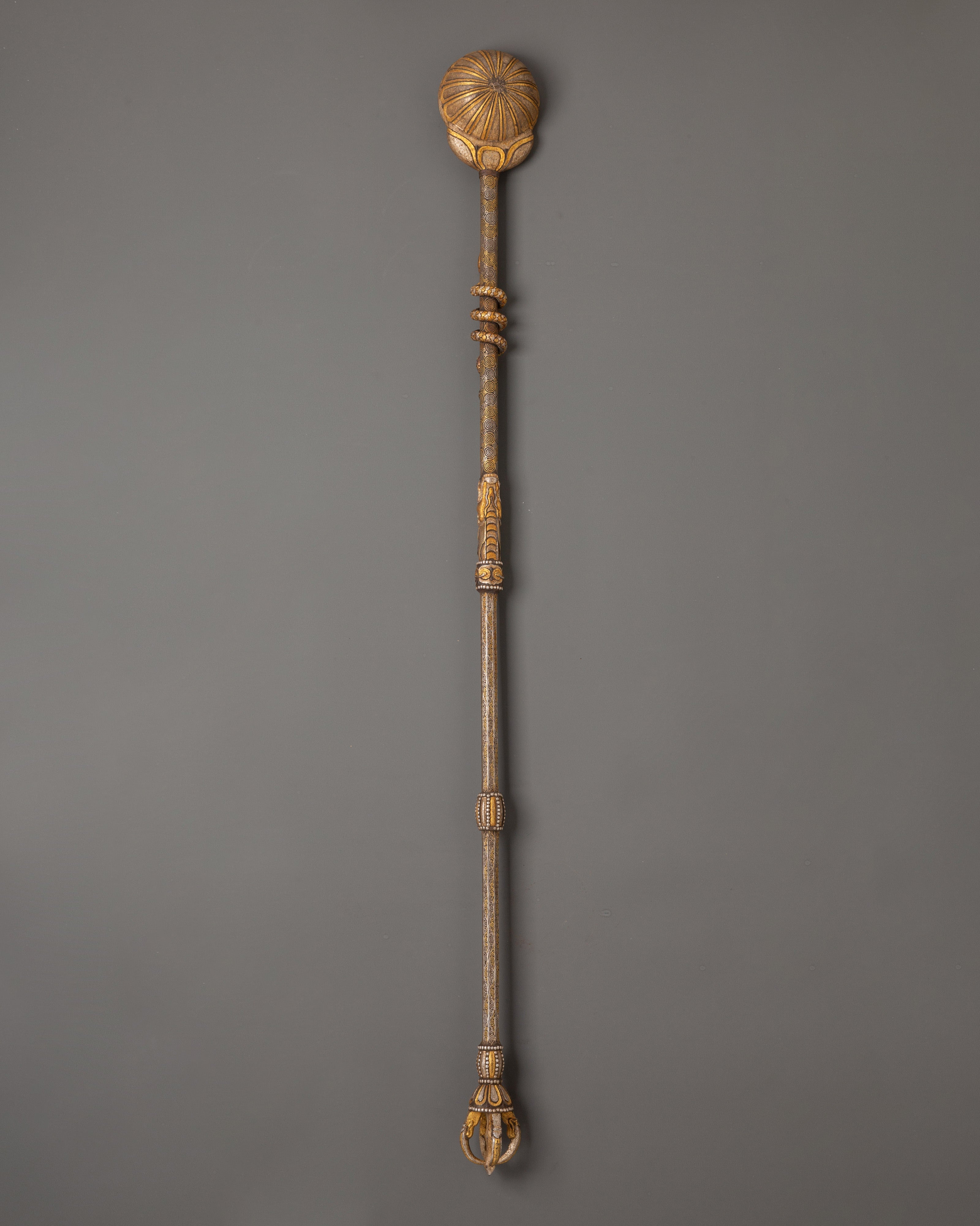 Traditional Tibetan Gangsa and Ganglu Set | Tools for Spiritual Ceremonies