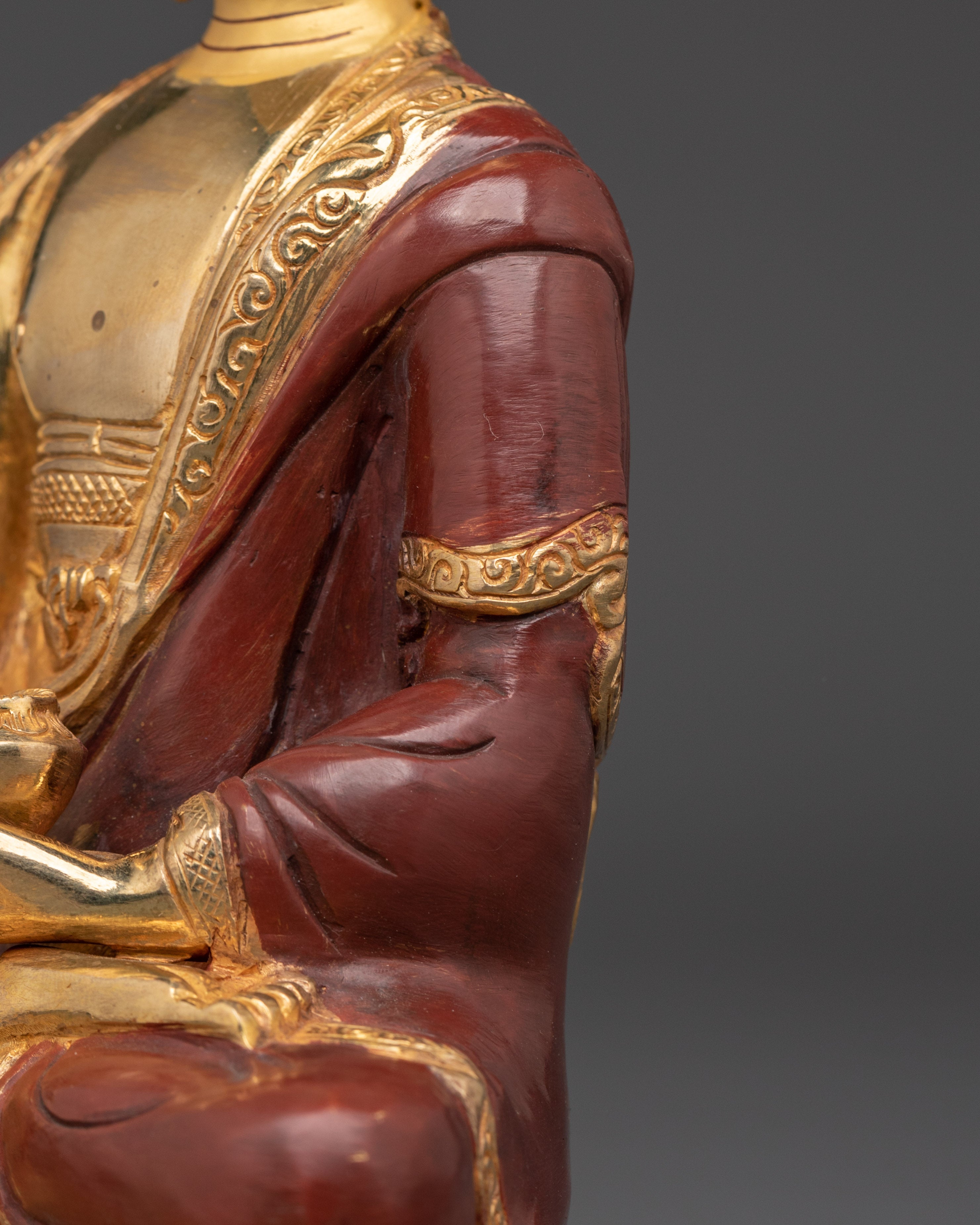 Buddhist Ghau Box with Shakyamuni Buddha |  Spiritual Protection and Meditation