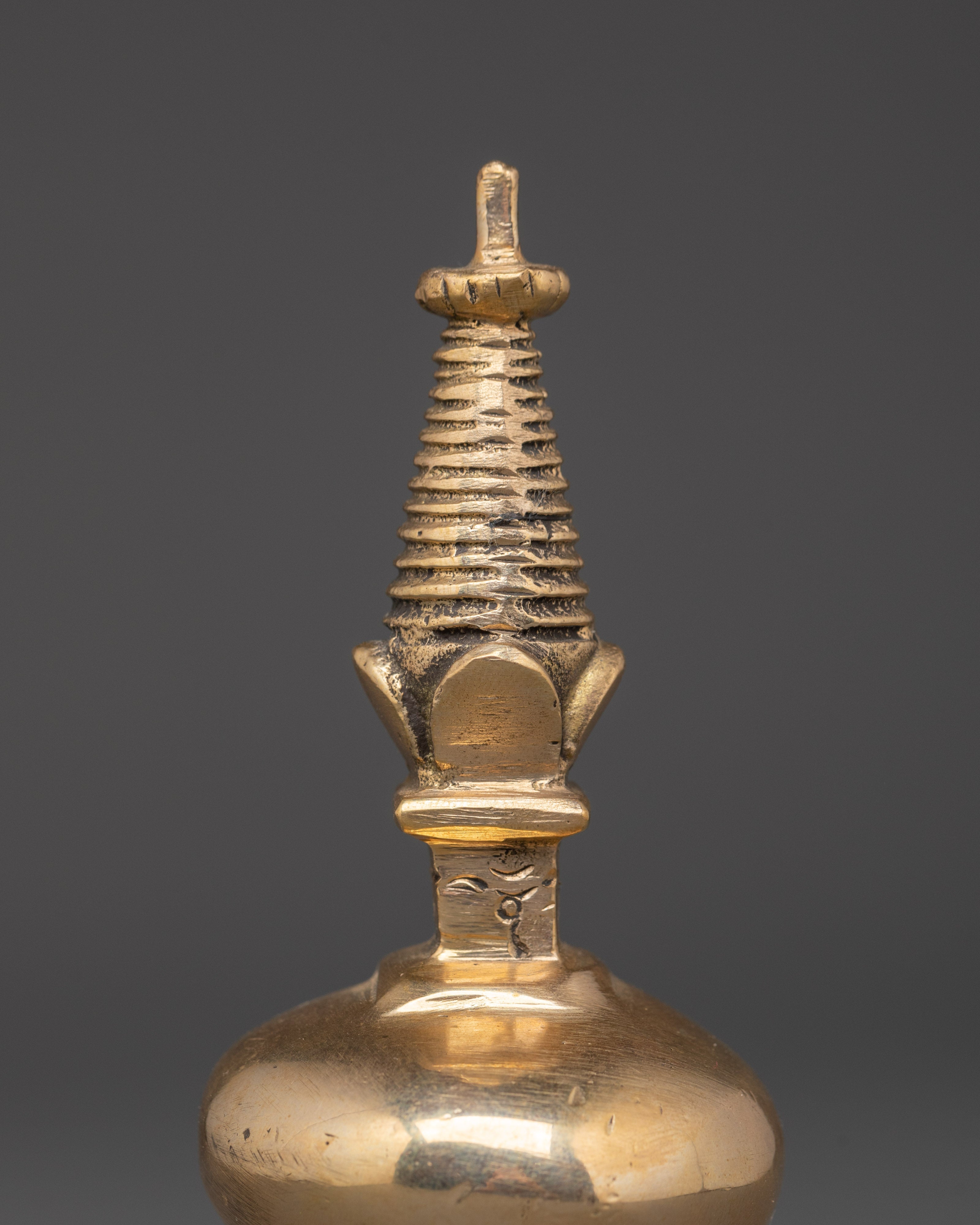 Traditionally Handmade Buddhist Stupa | Sacred Tibetan Meditation Decor