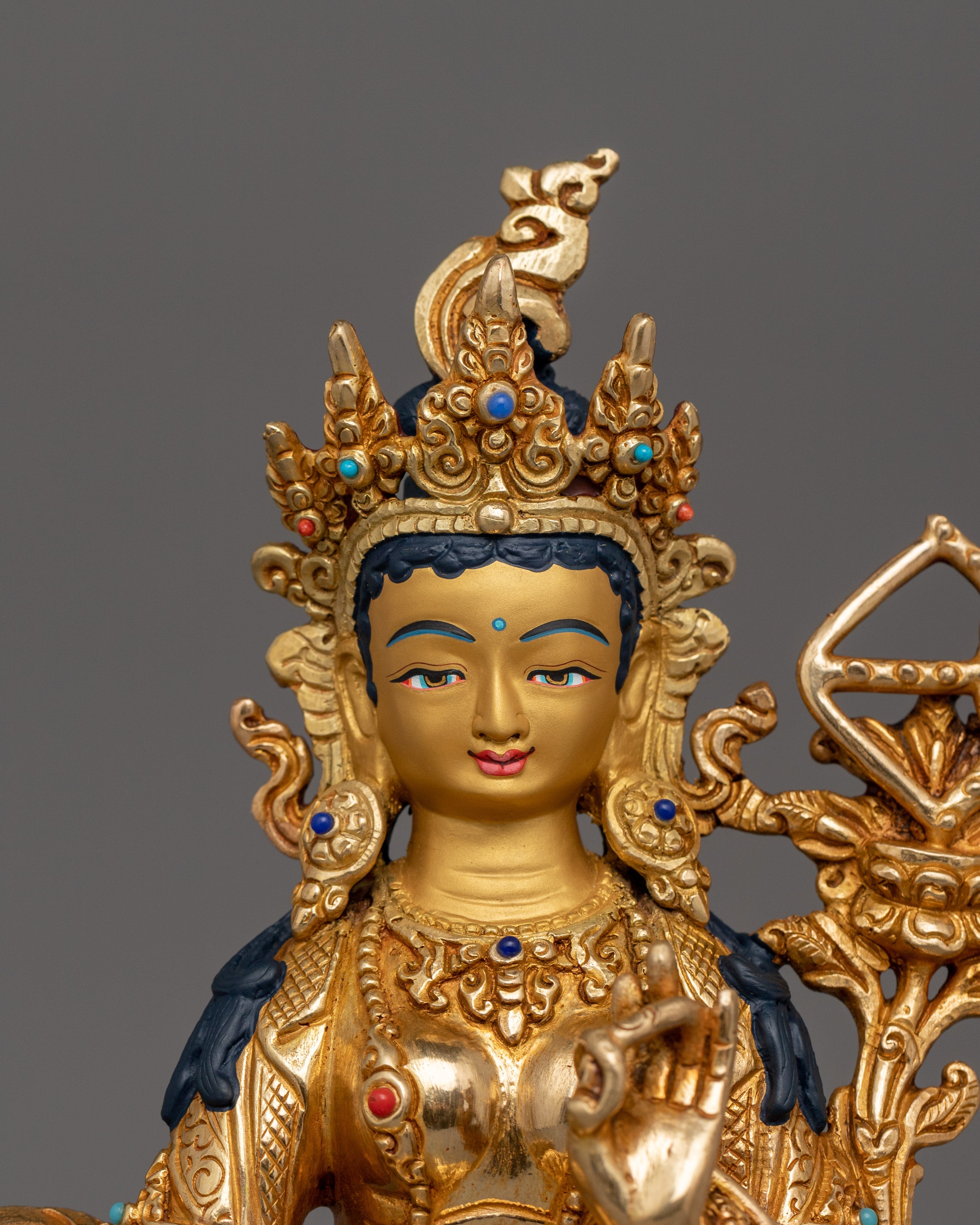 Traditional Himalayan Art of Red Tara | Kurukulla Tara Sculpture